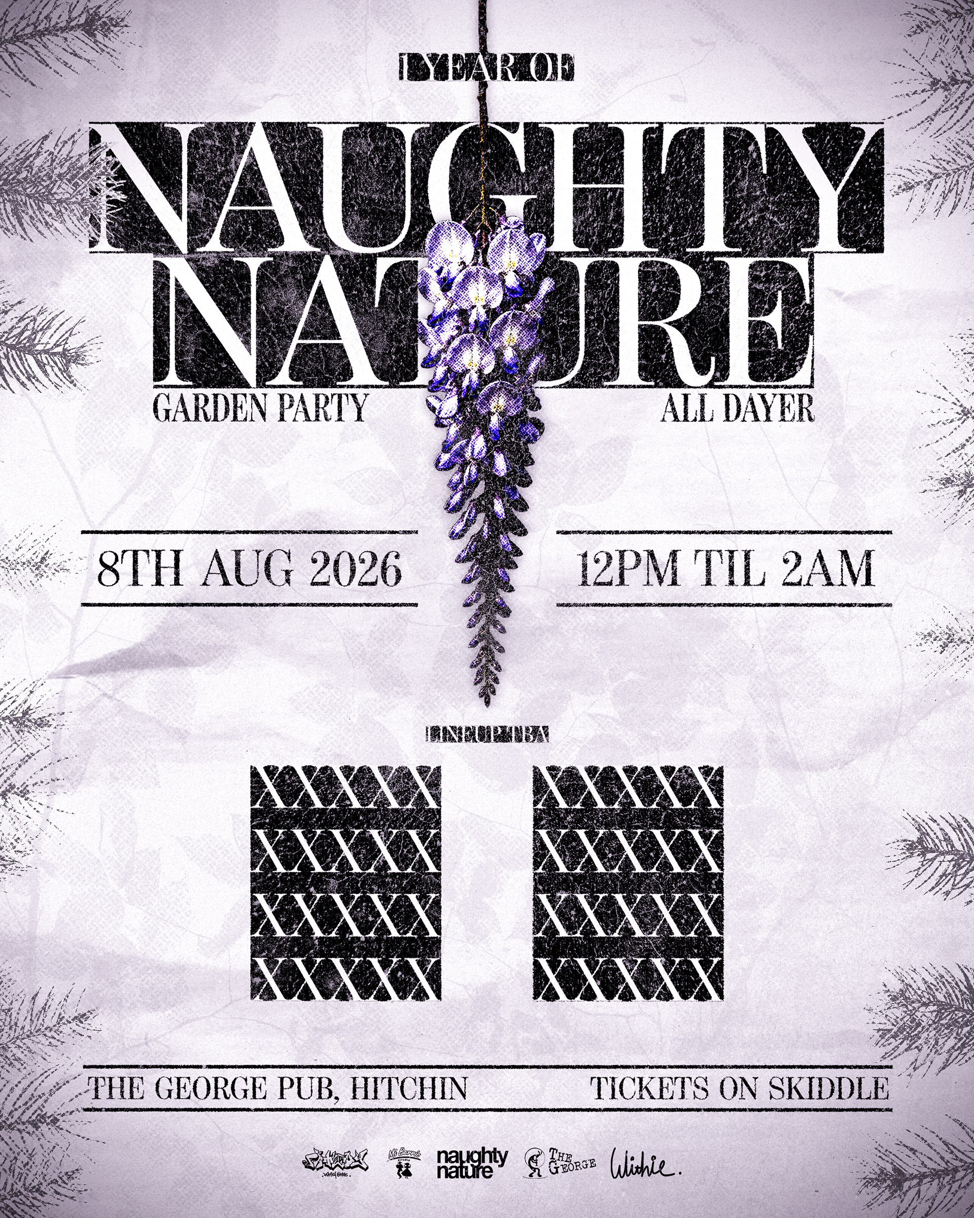 1 Year of Naughty Nature Event Flyer