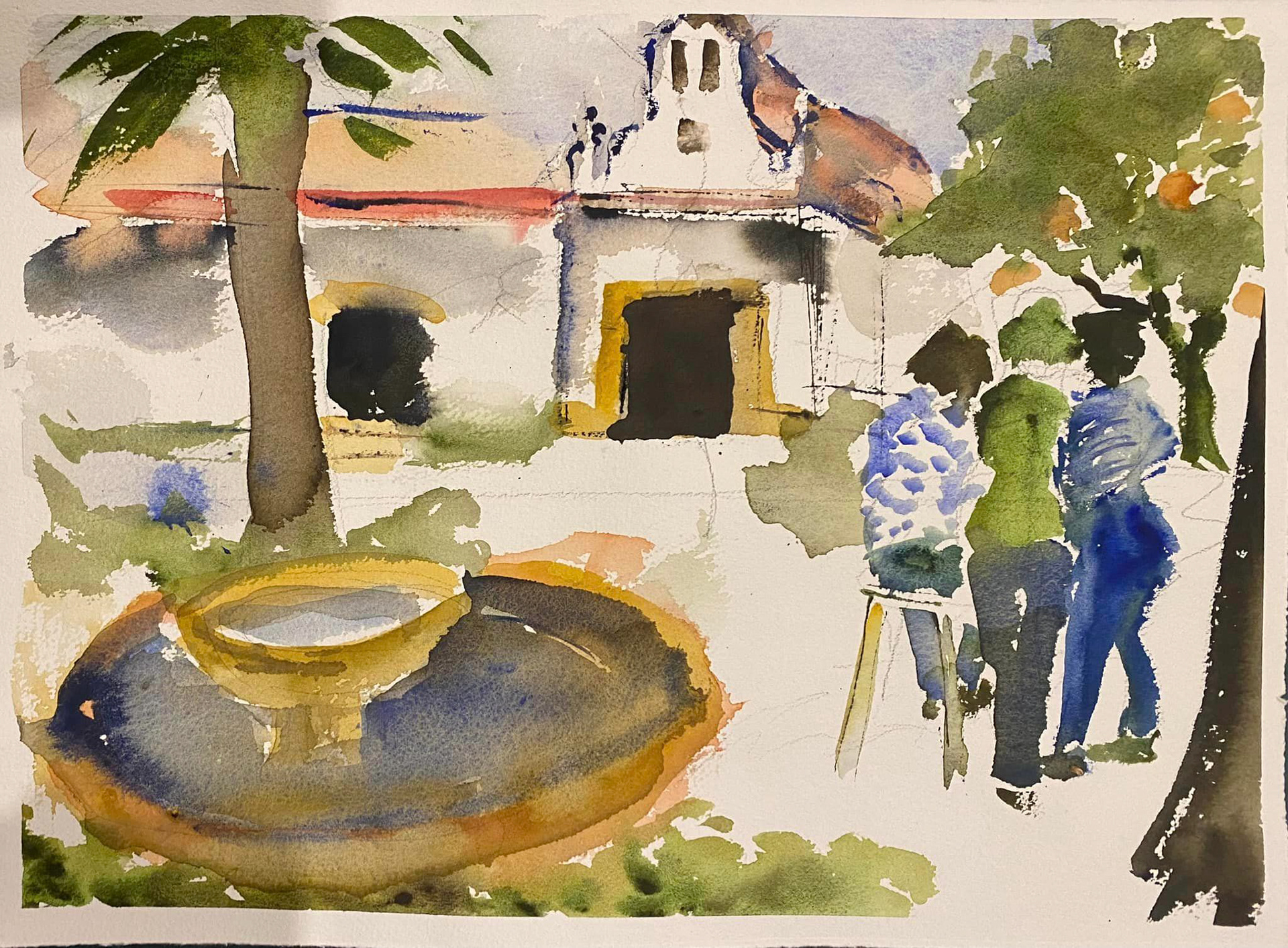 Spjallað í Andalúsíu/Chatting in Andalucia