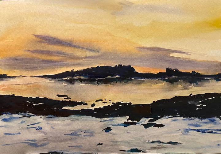 Kvöldkyrrð/Still of the Night - seld/sold