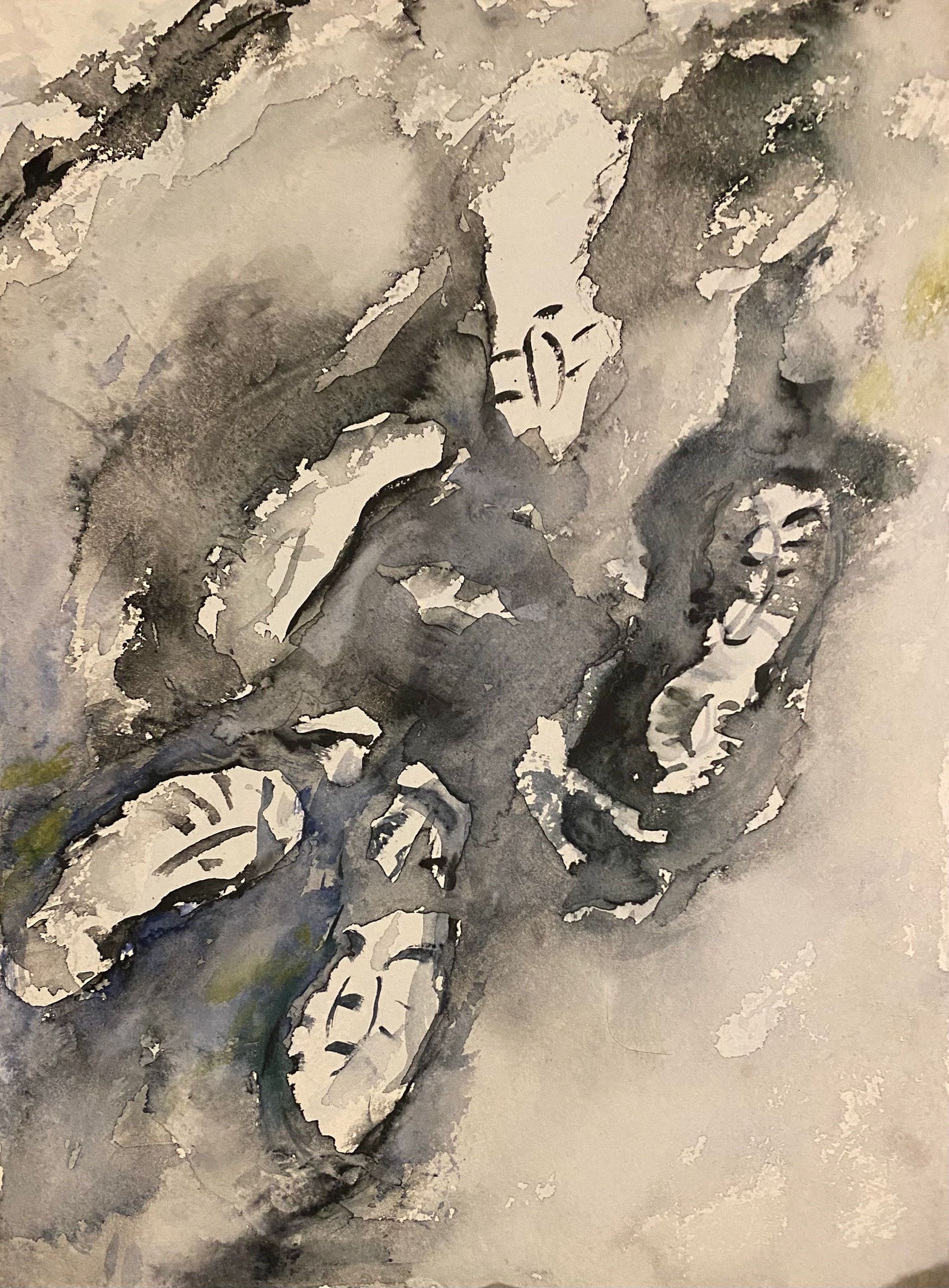 Sporin í snjónum/Walking in the snow