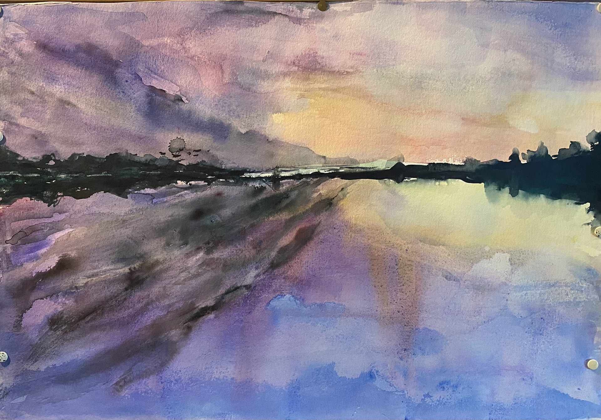 Skjálfandi sólarlag/Trembling sunset