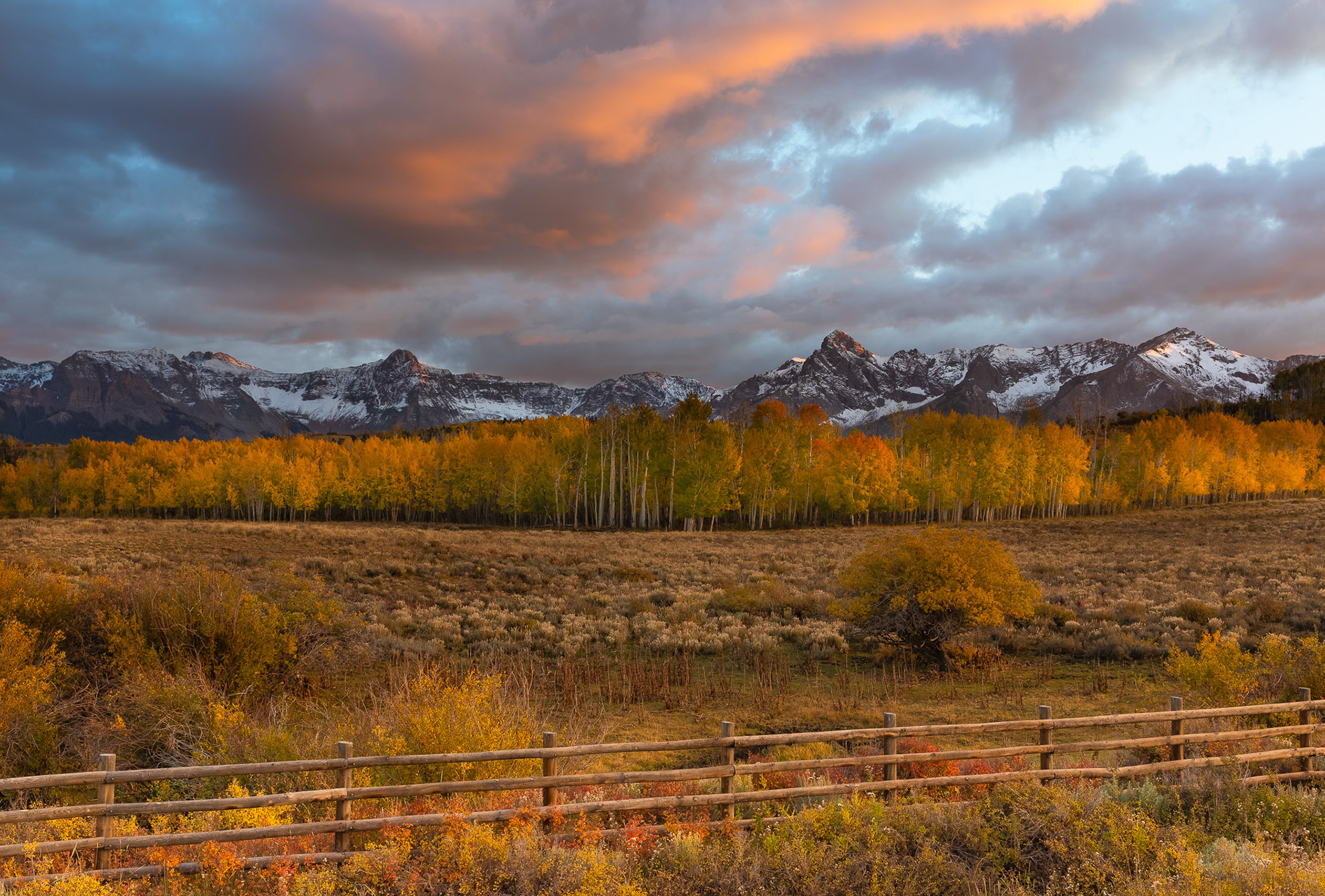 Dallas Divide Sunset