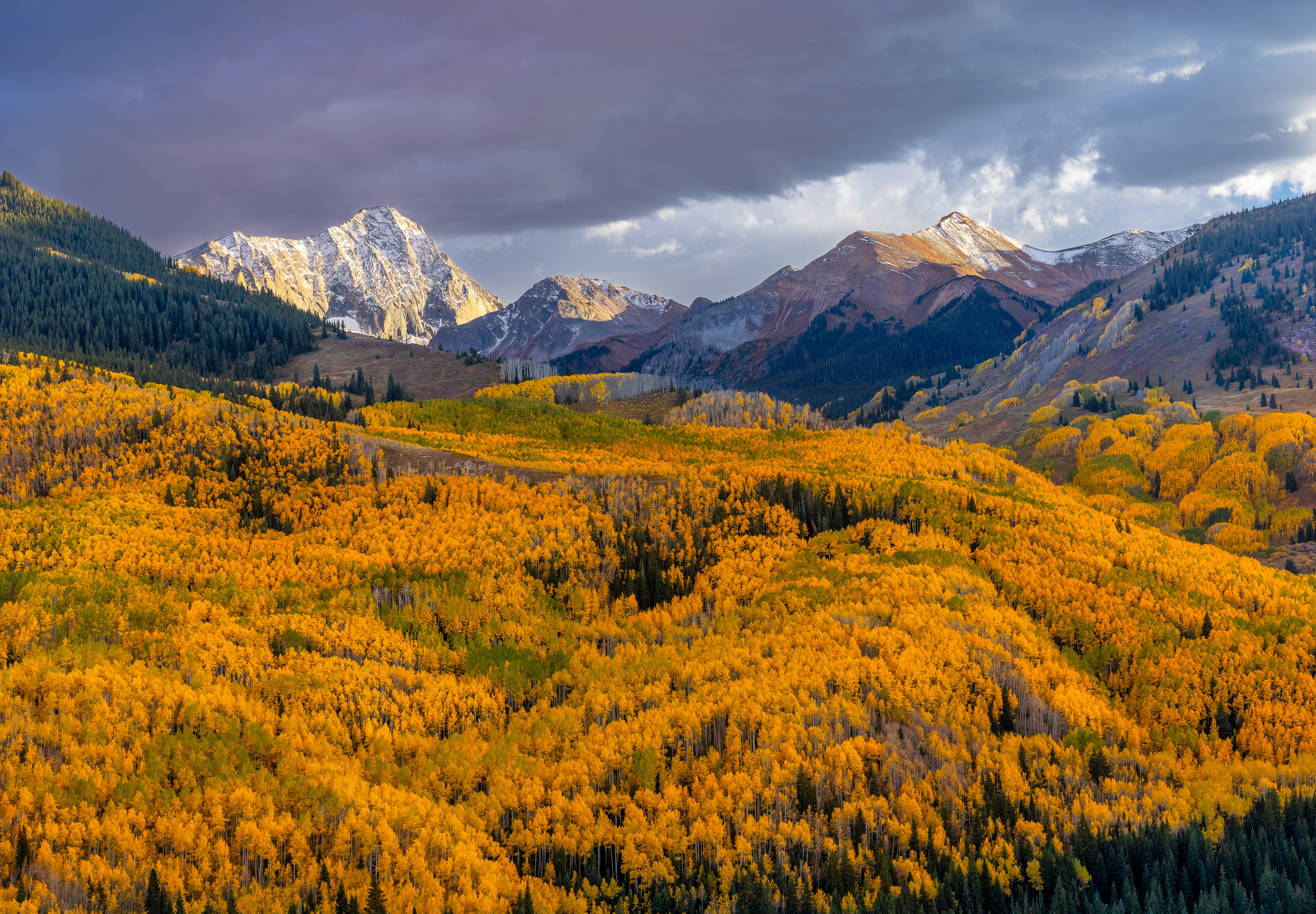 Sunset Begins at Capital Peak