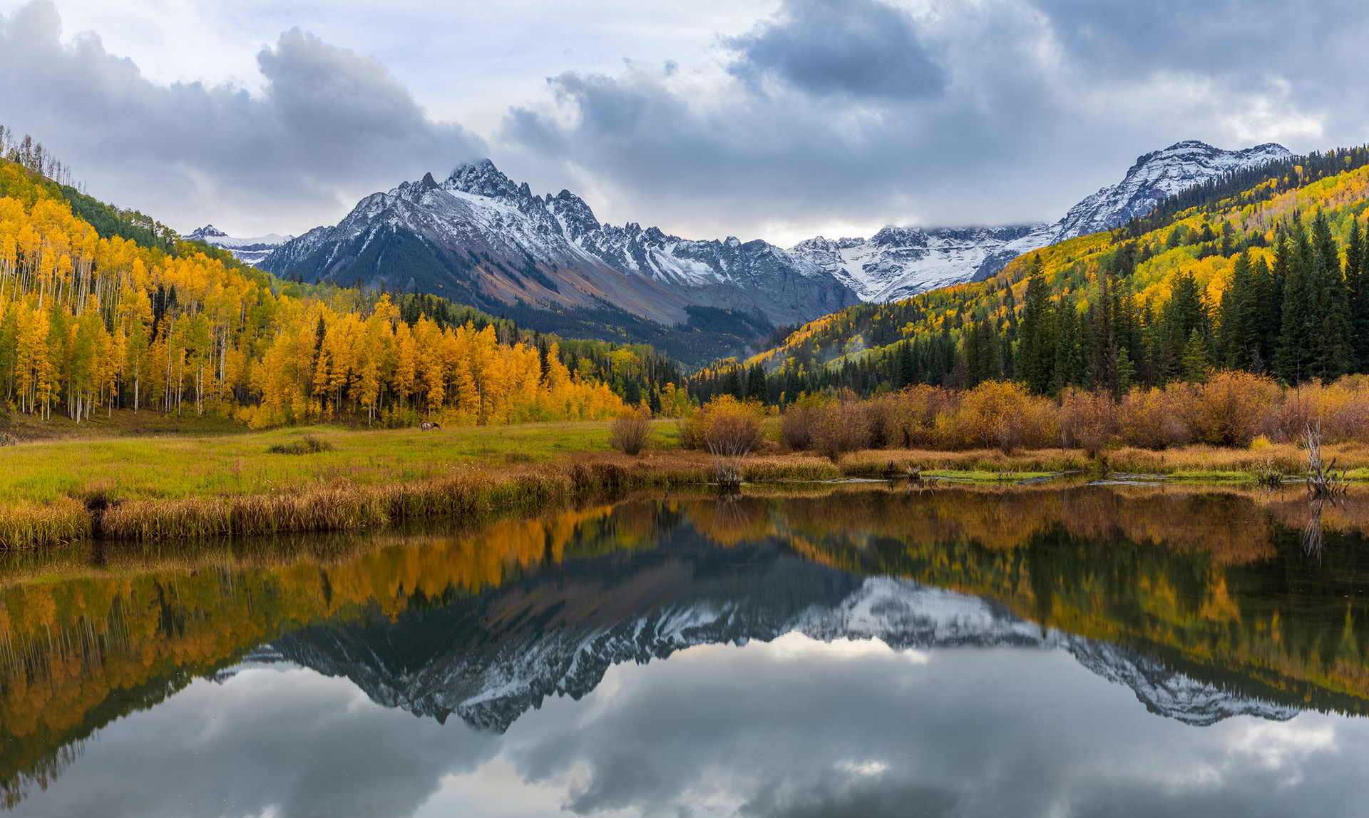 Reflections of Mt. Sneffels