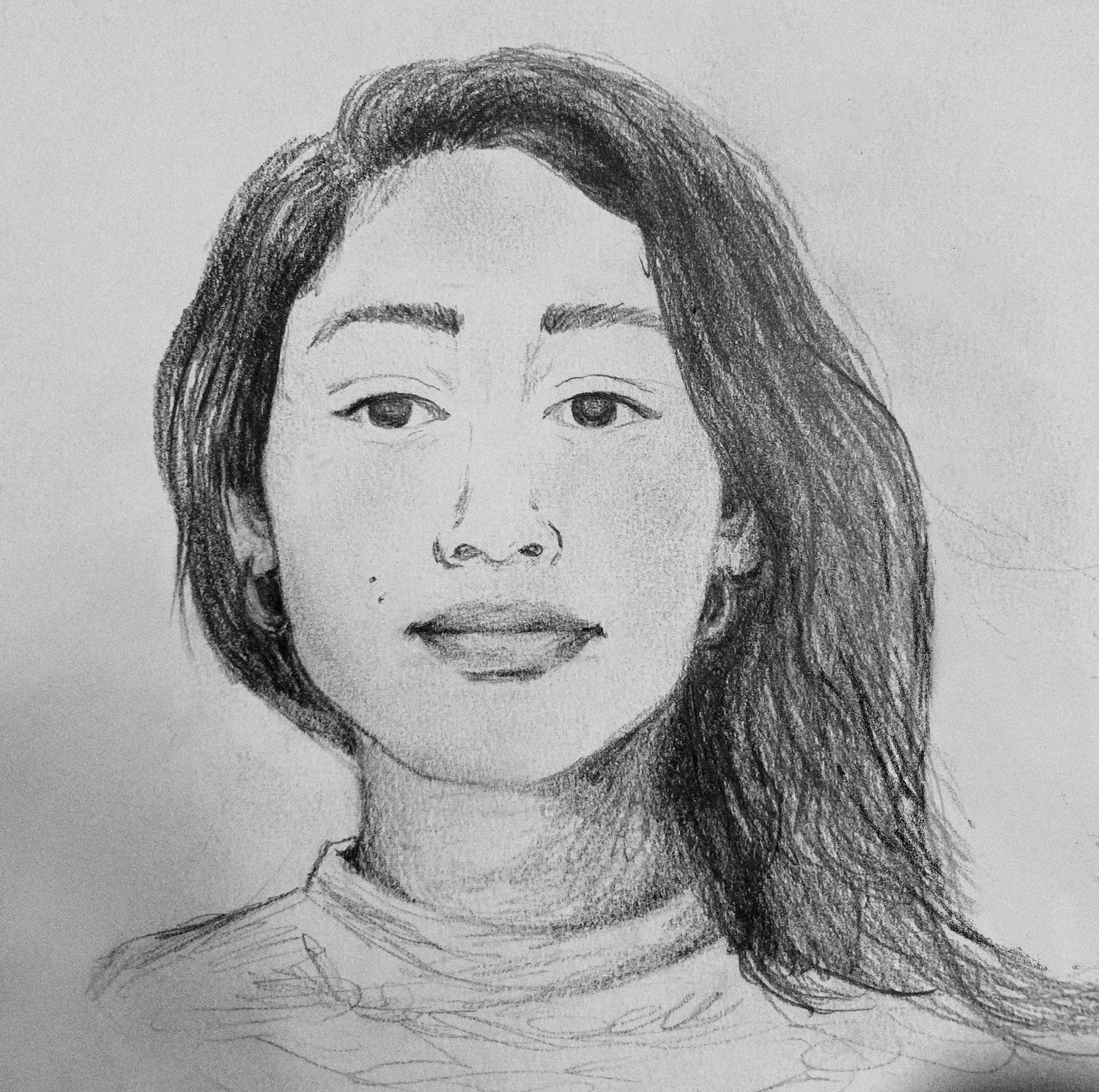 animated sketch, portrait