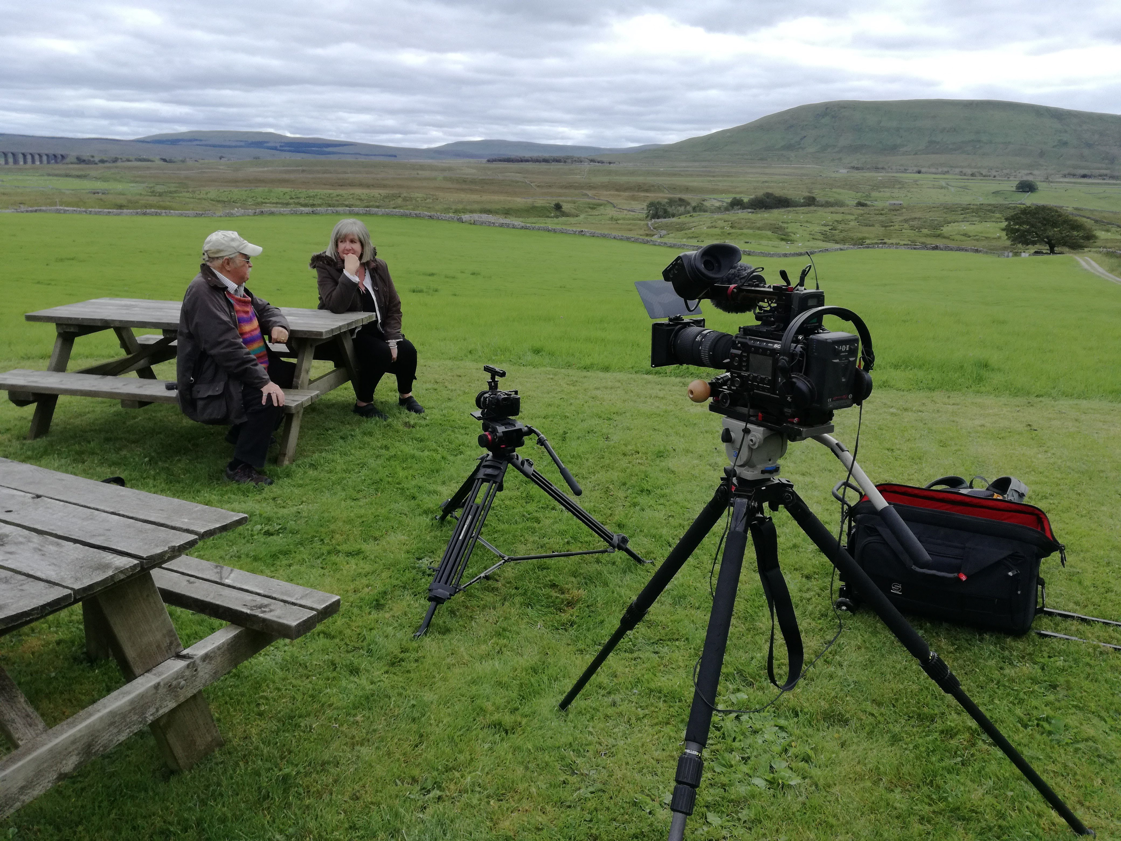 Outdoor interview