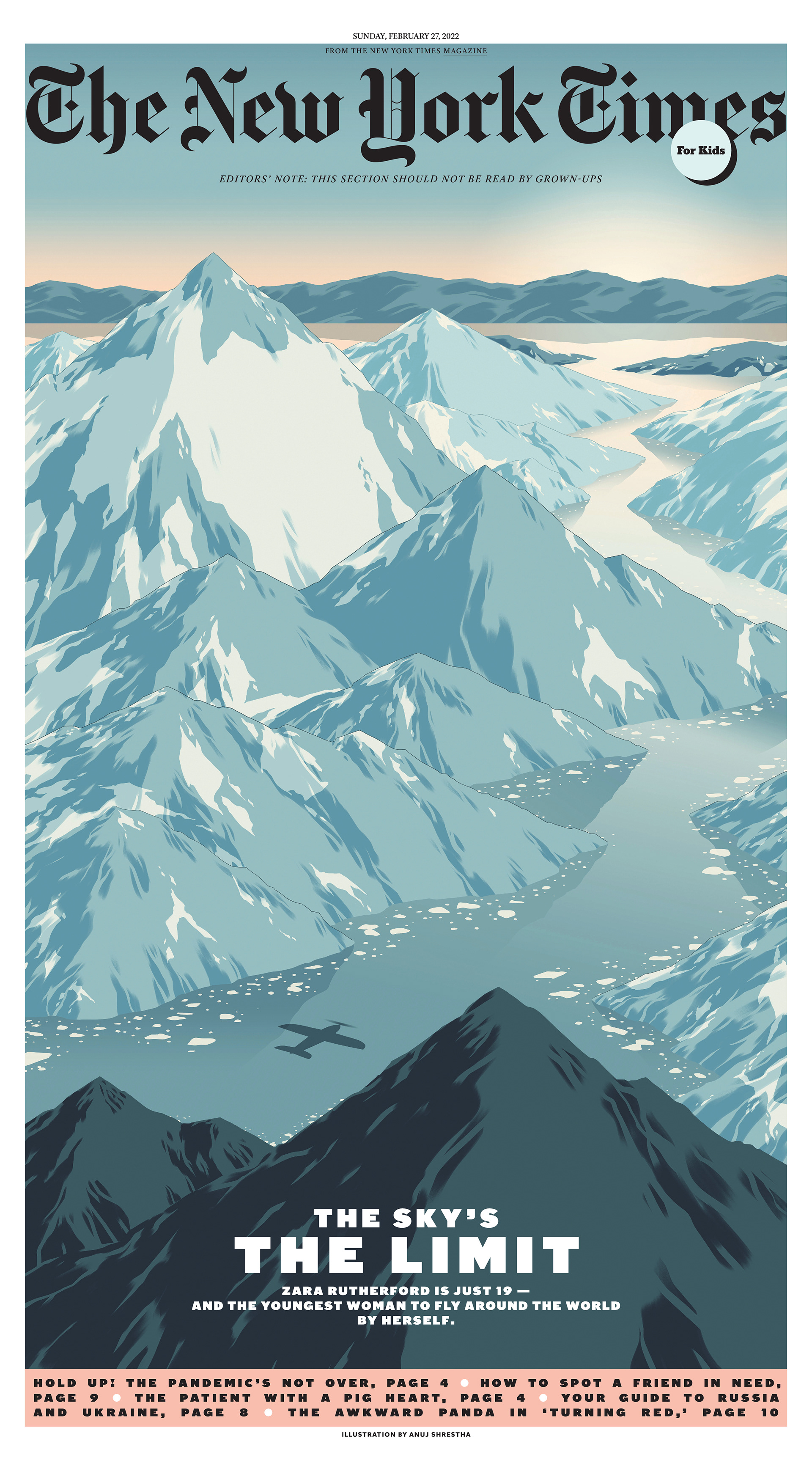 Illustration Anuj Shrestha, Design Director Deb Bishop