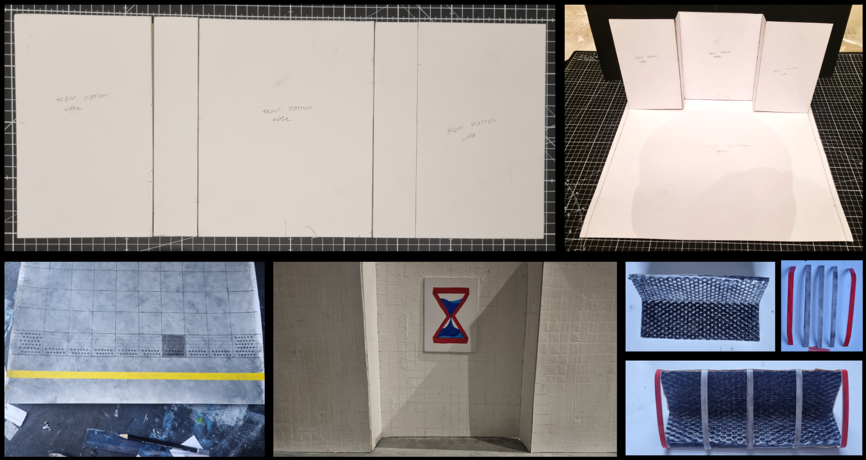 Tube platform set construction