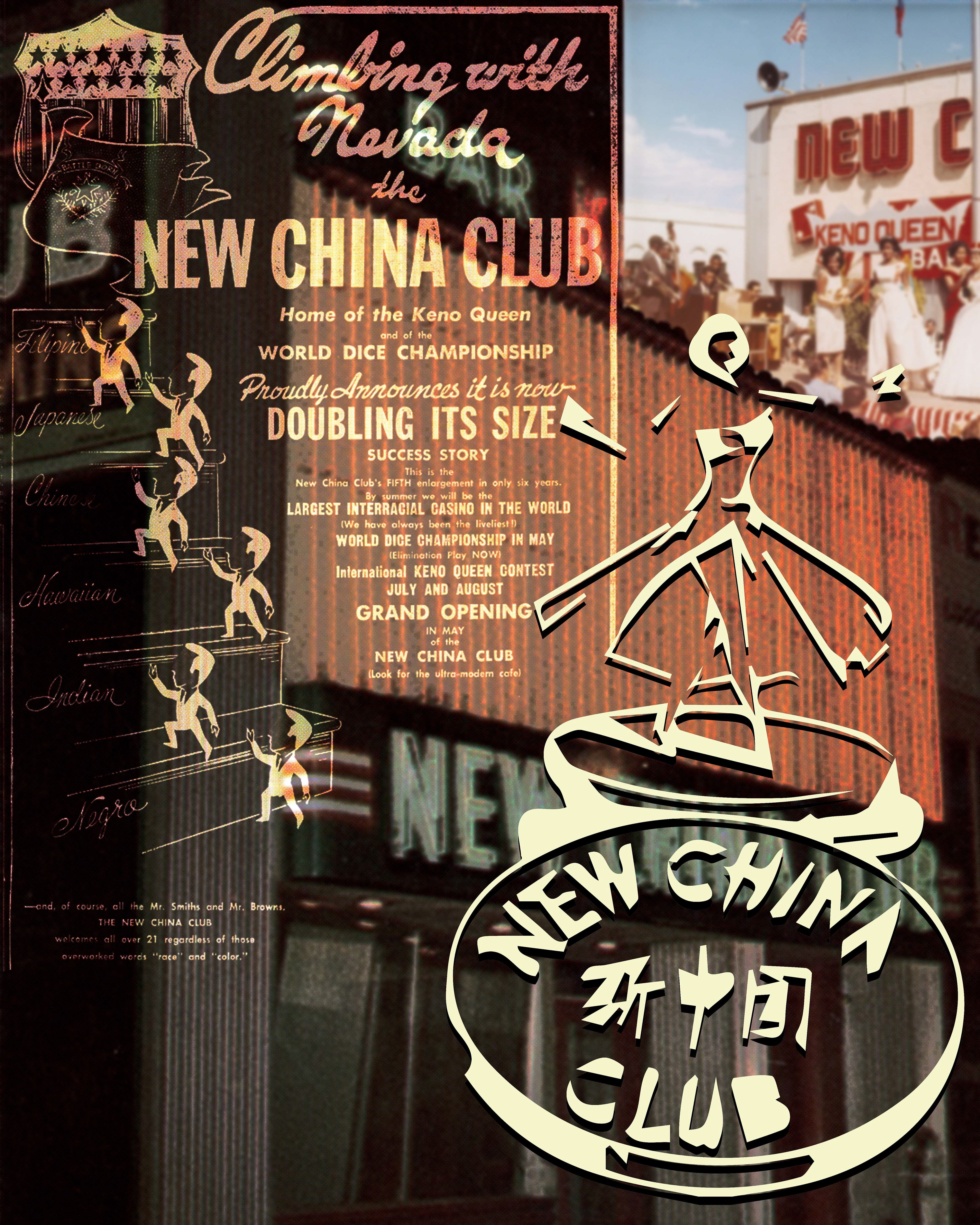 Old New China Club, (2024). Sign of the Times, University Way Windows Gallery, Reno NV