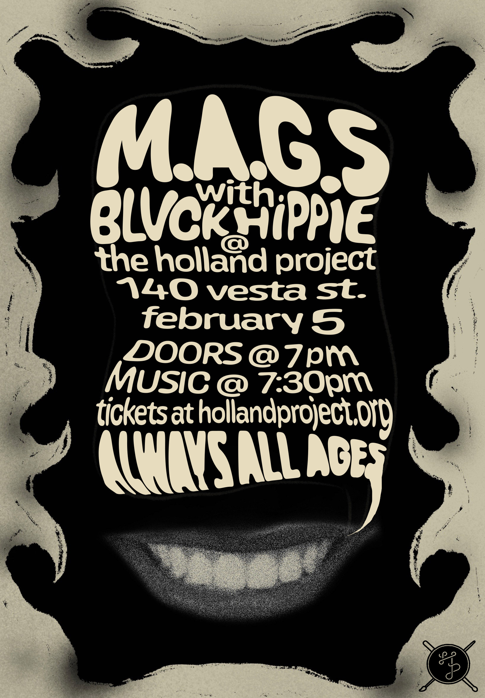 This show flier was made using a mix of digital collage and hand-drawn illustration. Procreate and Adobe Illustrator were used.