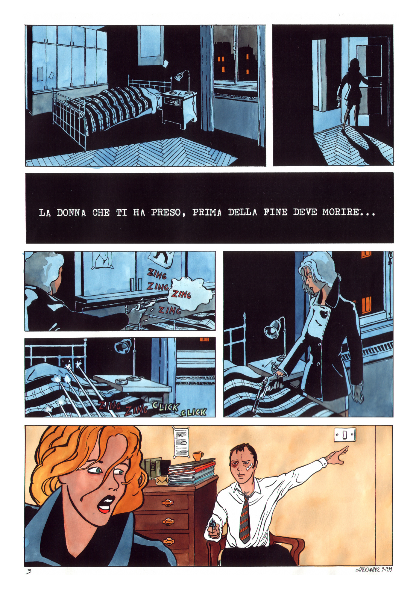 the woman who has you in her hand, before the end she must die