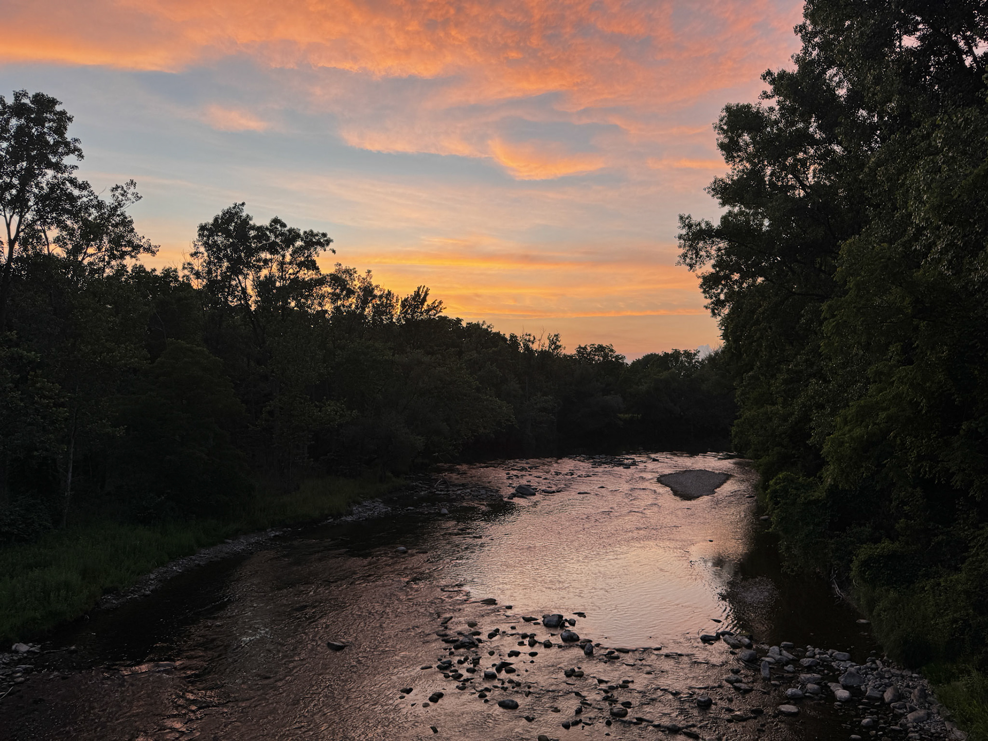 Evening walk along the Thames Valley Parkway - Richmond to Adelaide - July 9, 2025