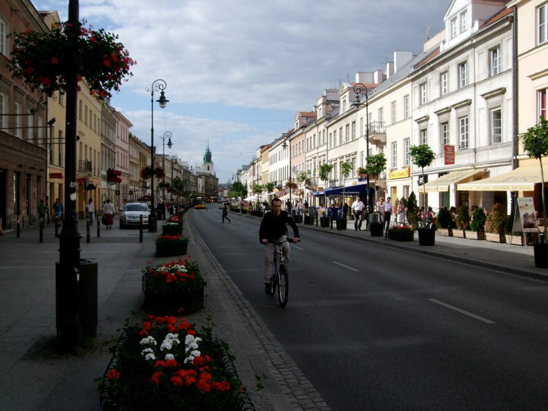 Warsaw, Poland and Baltic Sea