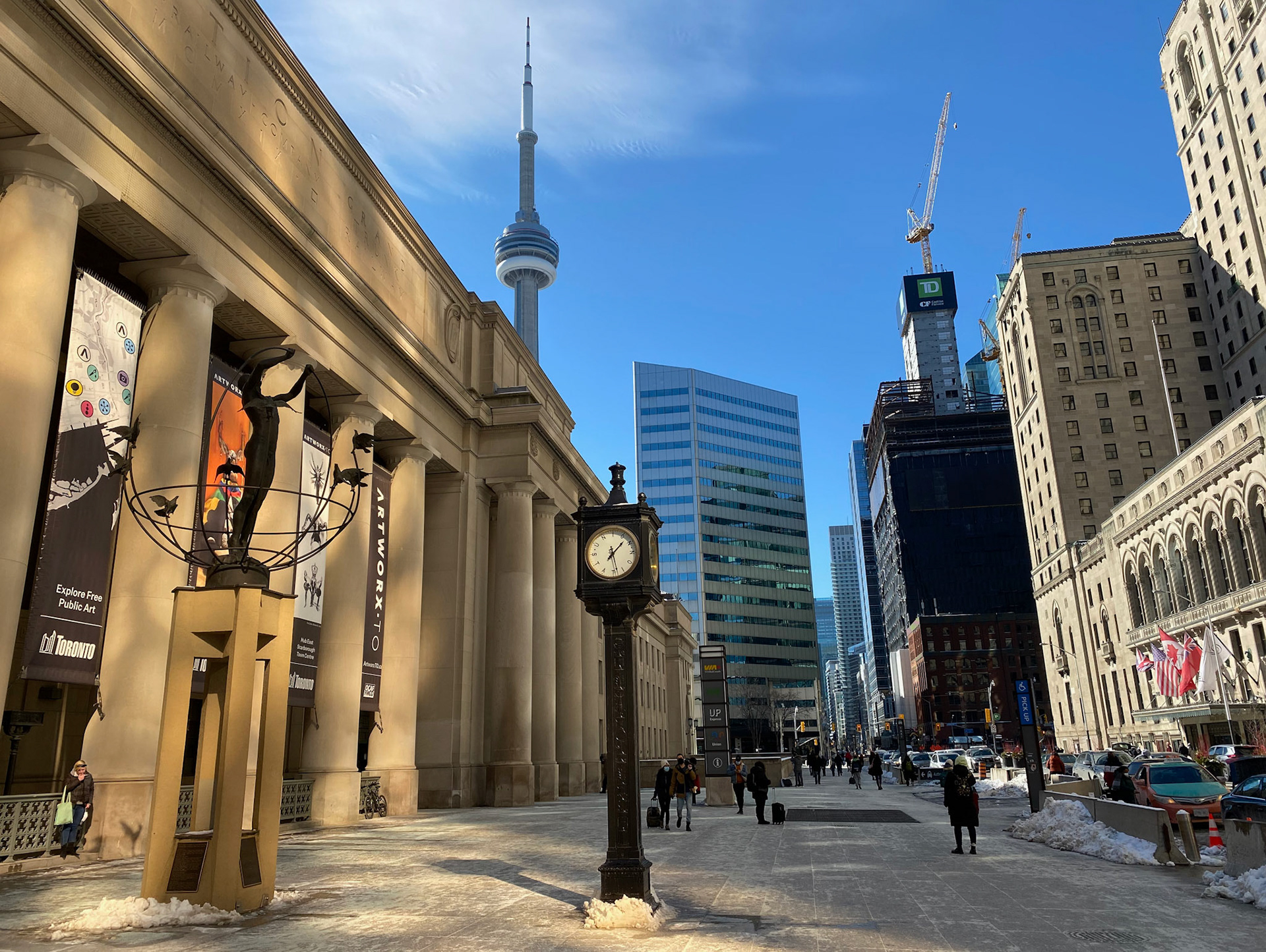 Front Street Toronto - Feb. 20, 2022
