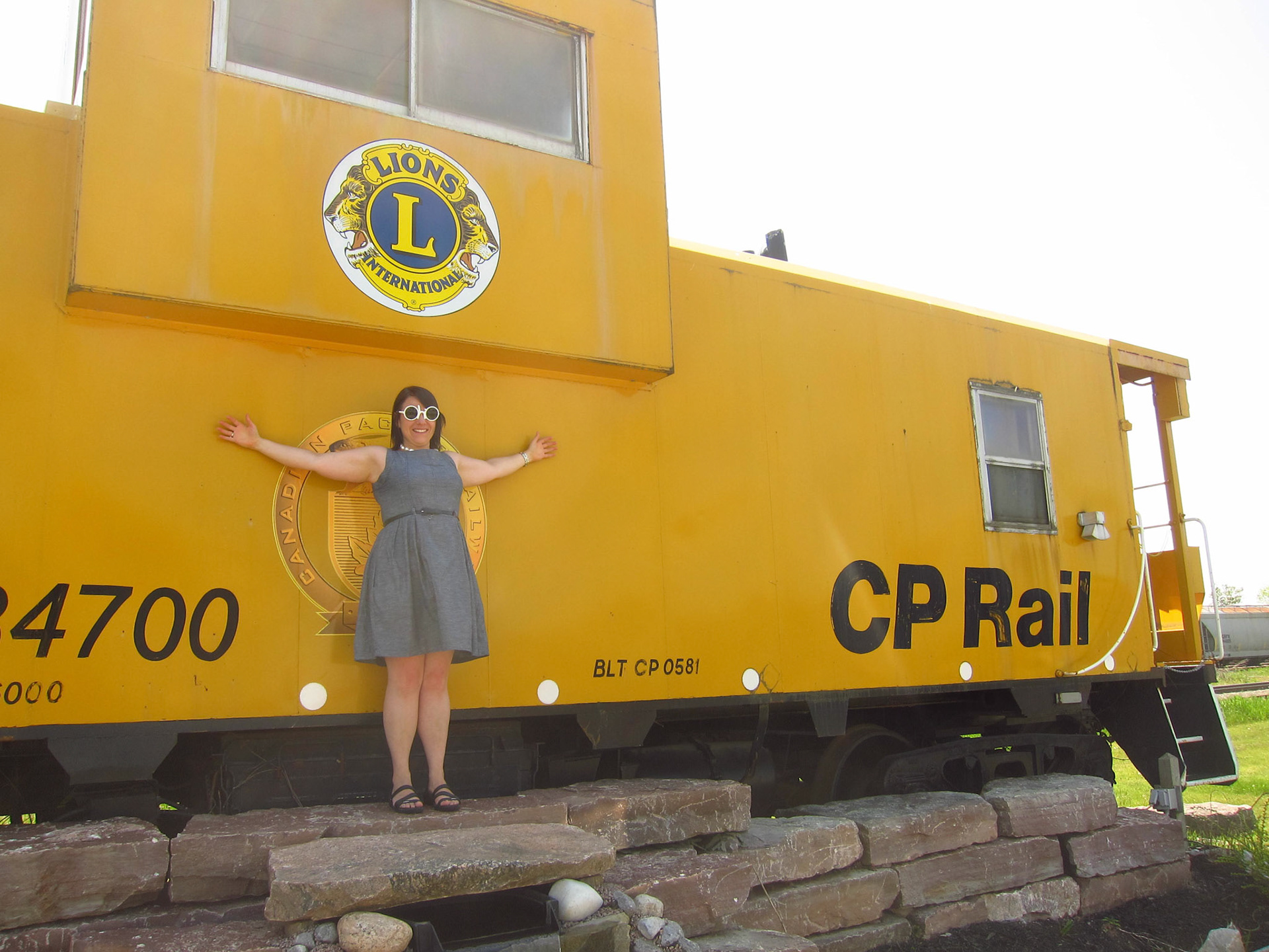 A retired CP caboose in Havelock along highway 7
