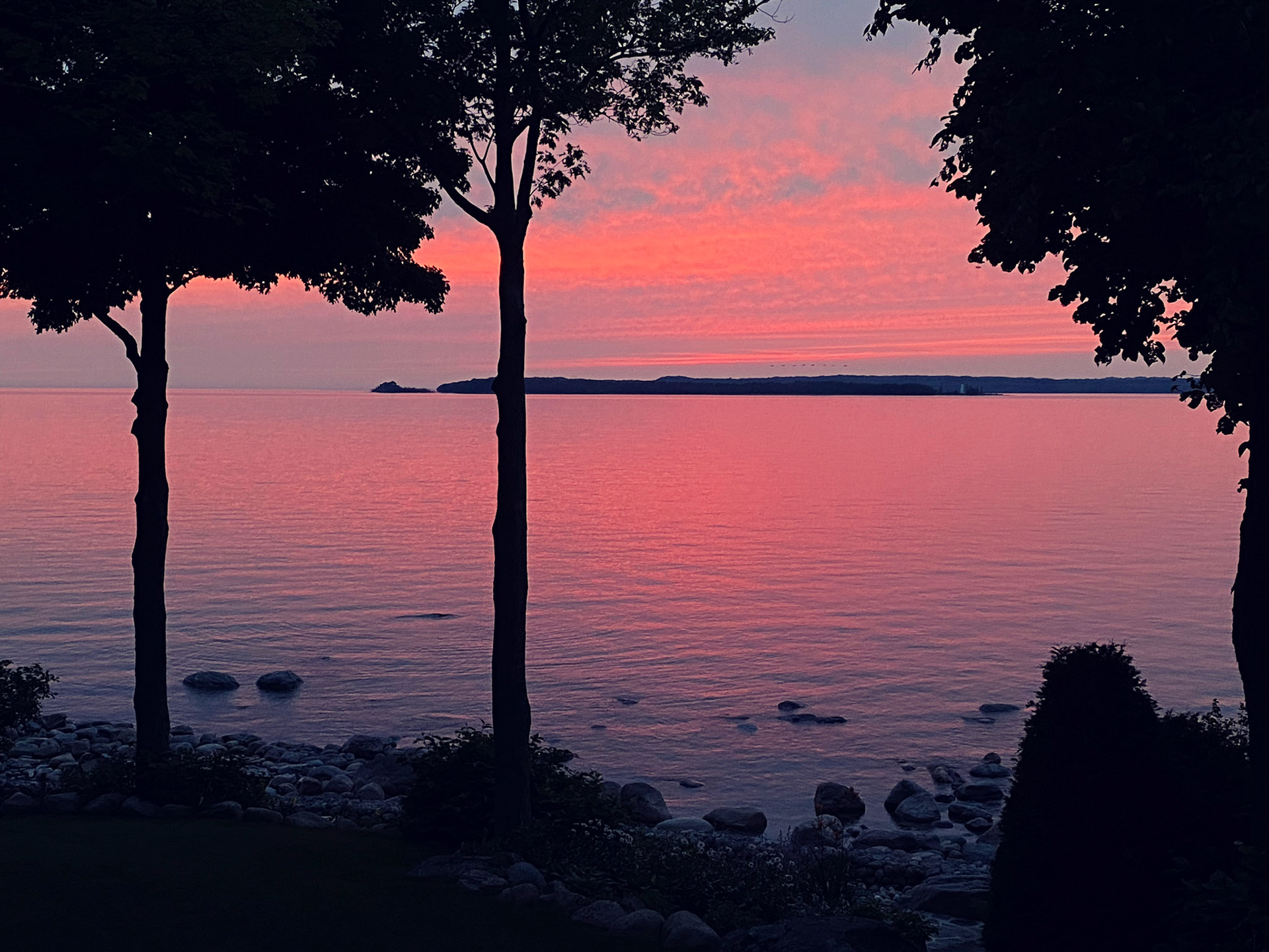 Cottage sunset - July 16, 2021