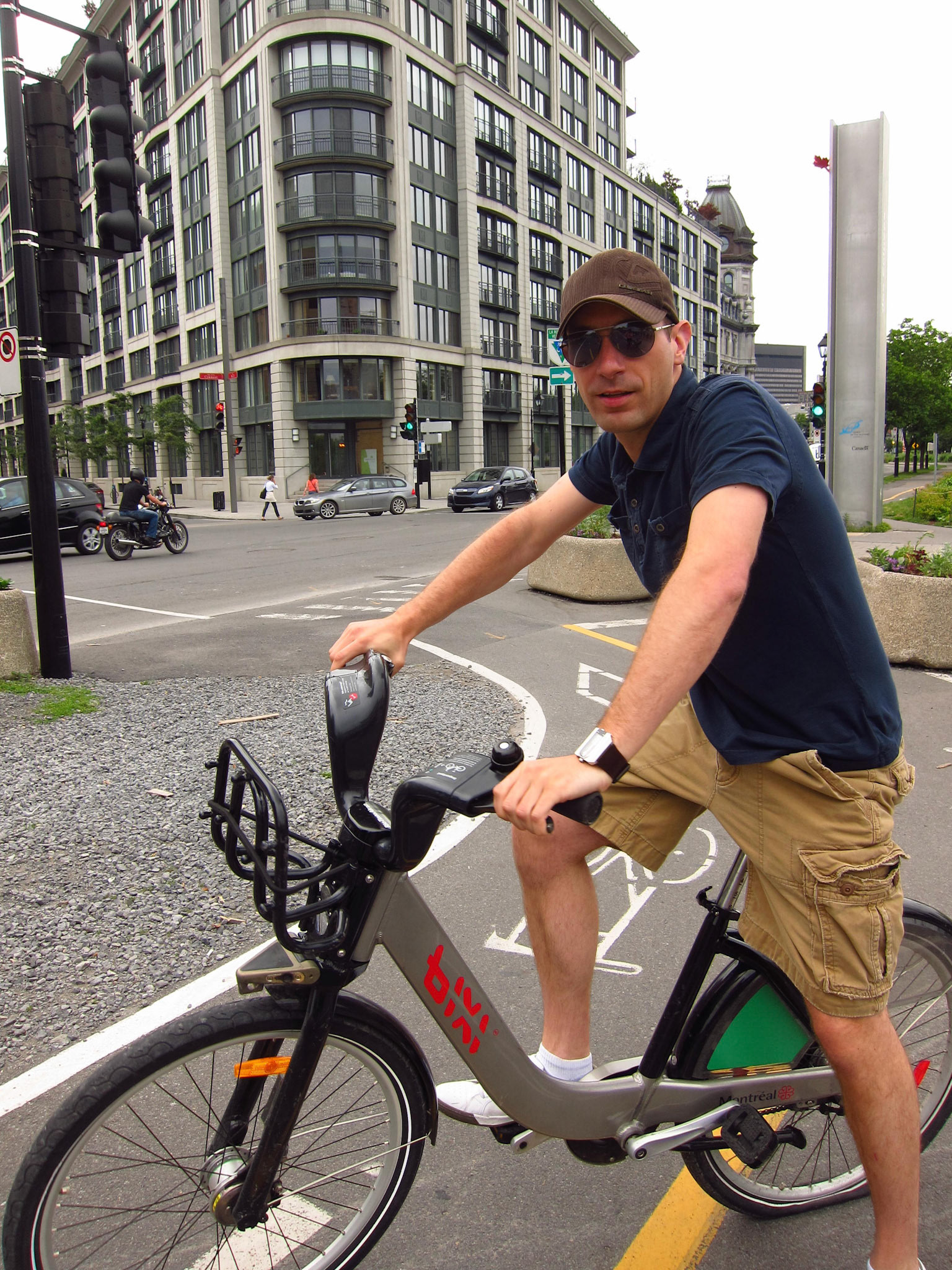Allons-y! Riding Bixis along the Old Port of Montreal