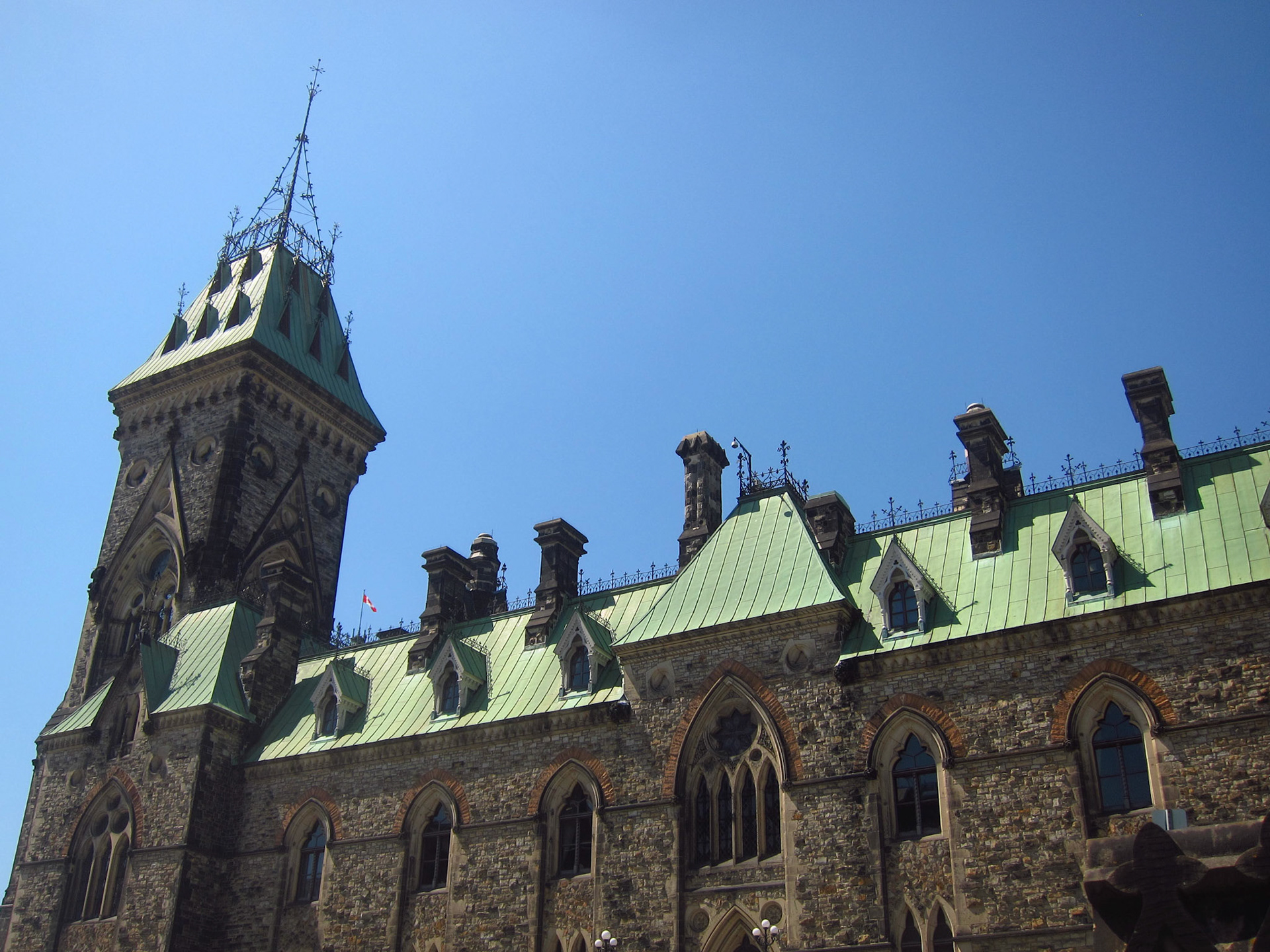 Detail of the East Block of Canada's Parliament Buildings
