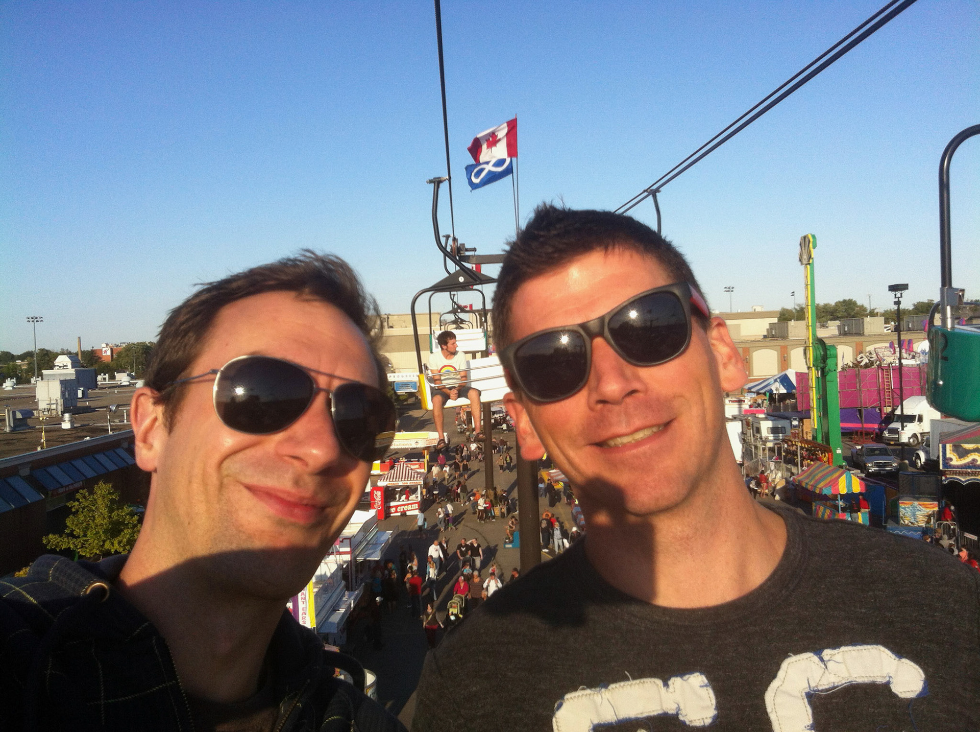 Wheee!! First time at the fair in many years! (with @shawnraycraft)