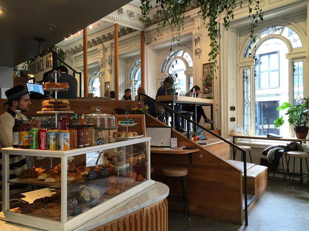 My new favourite cafe in Montreal - and that's saying a lot considering my fondness of Cafe Myriade. Look at how gorgeous Tommy in Old Montreal is!
