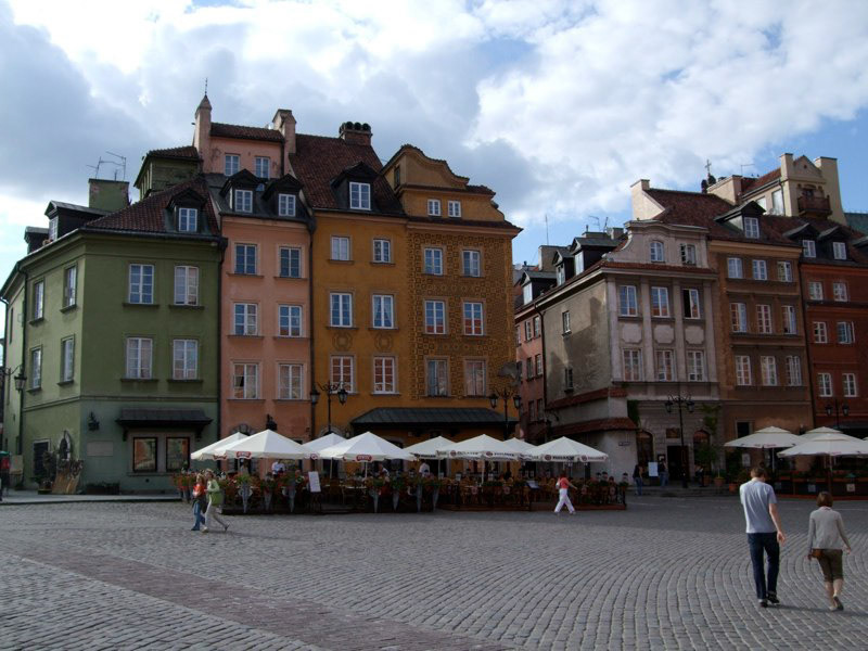 Warsaw, Poland and Baltic Sea