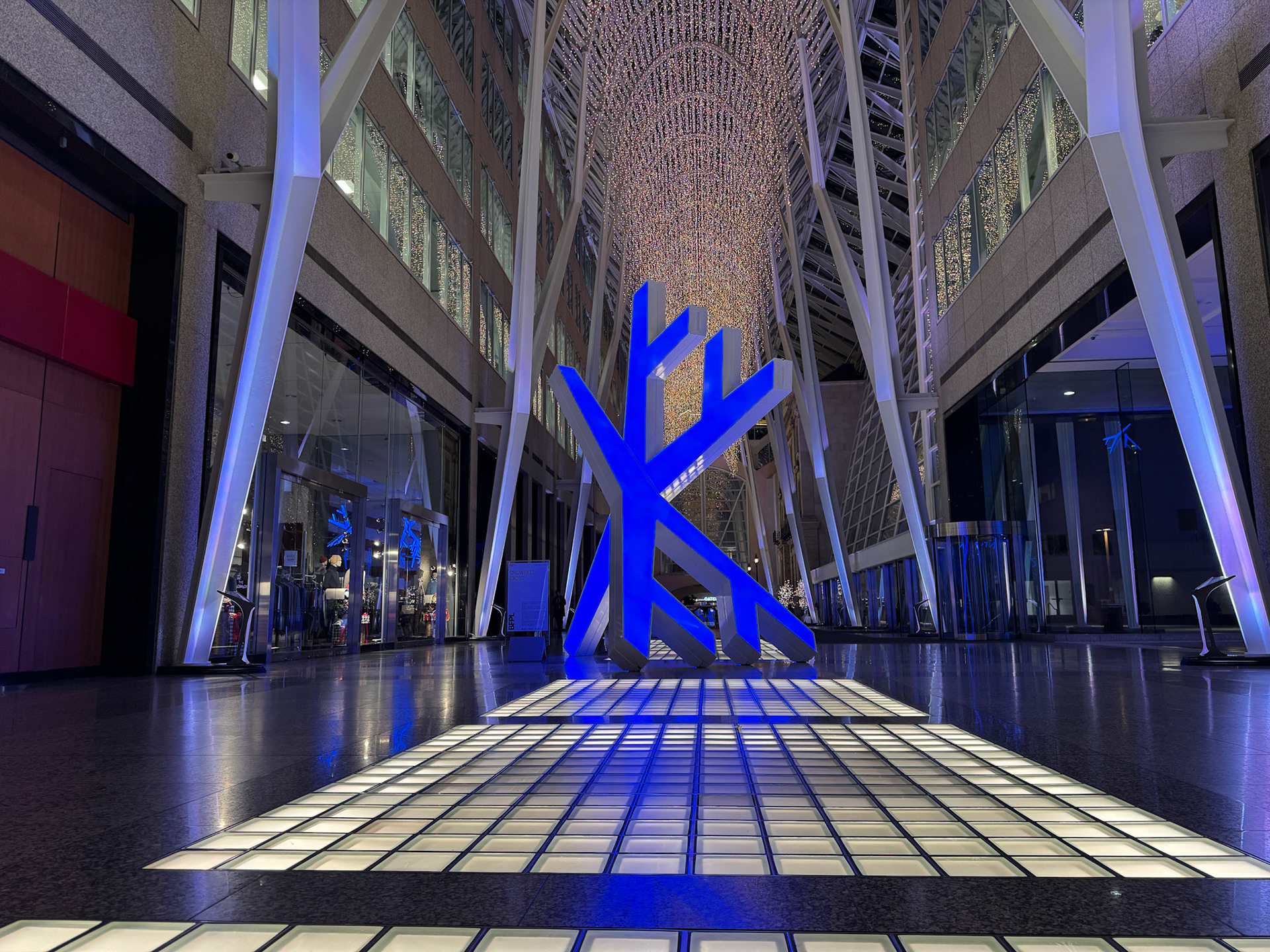 Brookfield Place all done up for Christmas