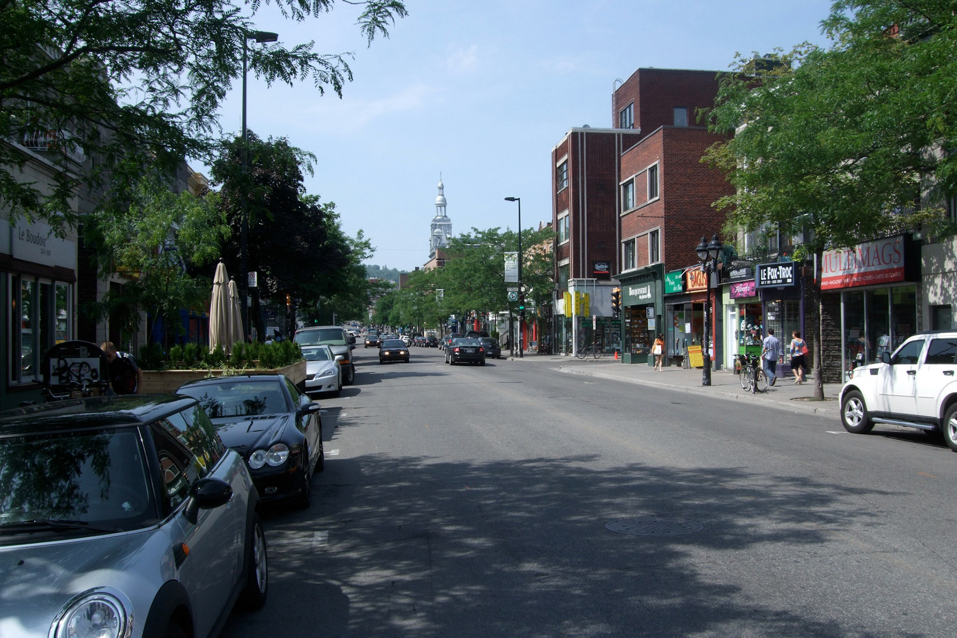 Montreal's trendy Plateau Mont-Royal neighbourhood