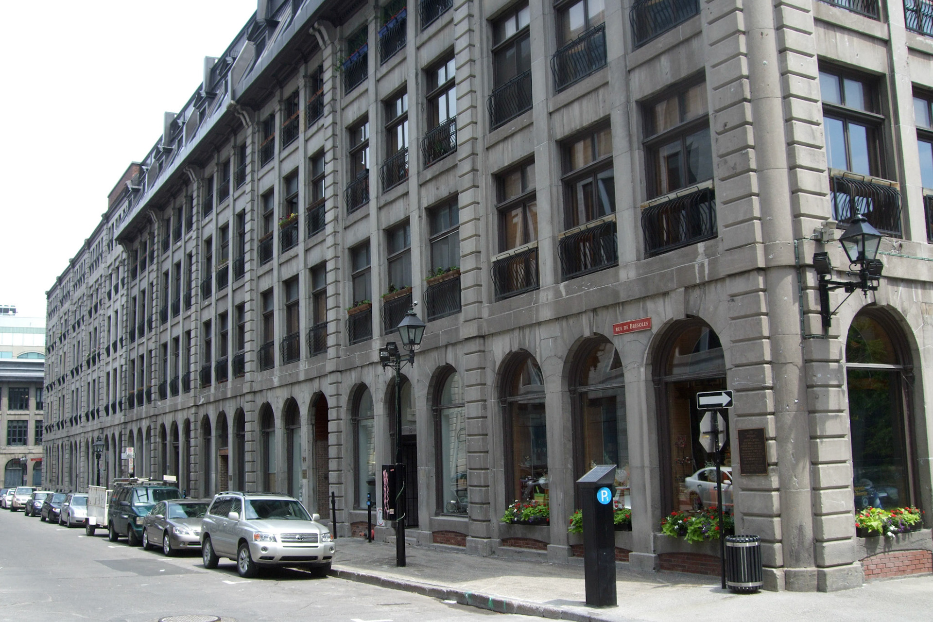 Further into Old Montreal towards the old port, the historic buildings convey a very European feel