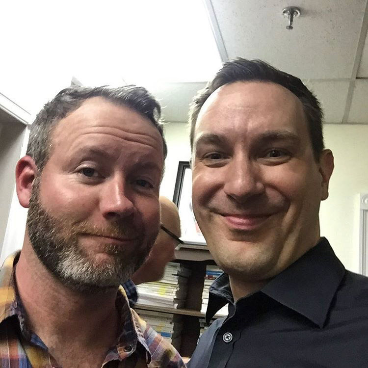 Intermission backstage selfie with @thatcatmatt - it was an honour to sing with you! A dream!