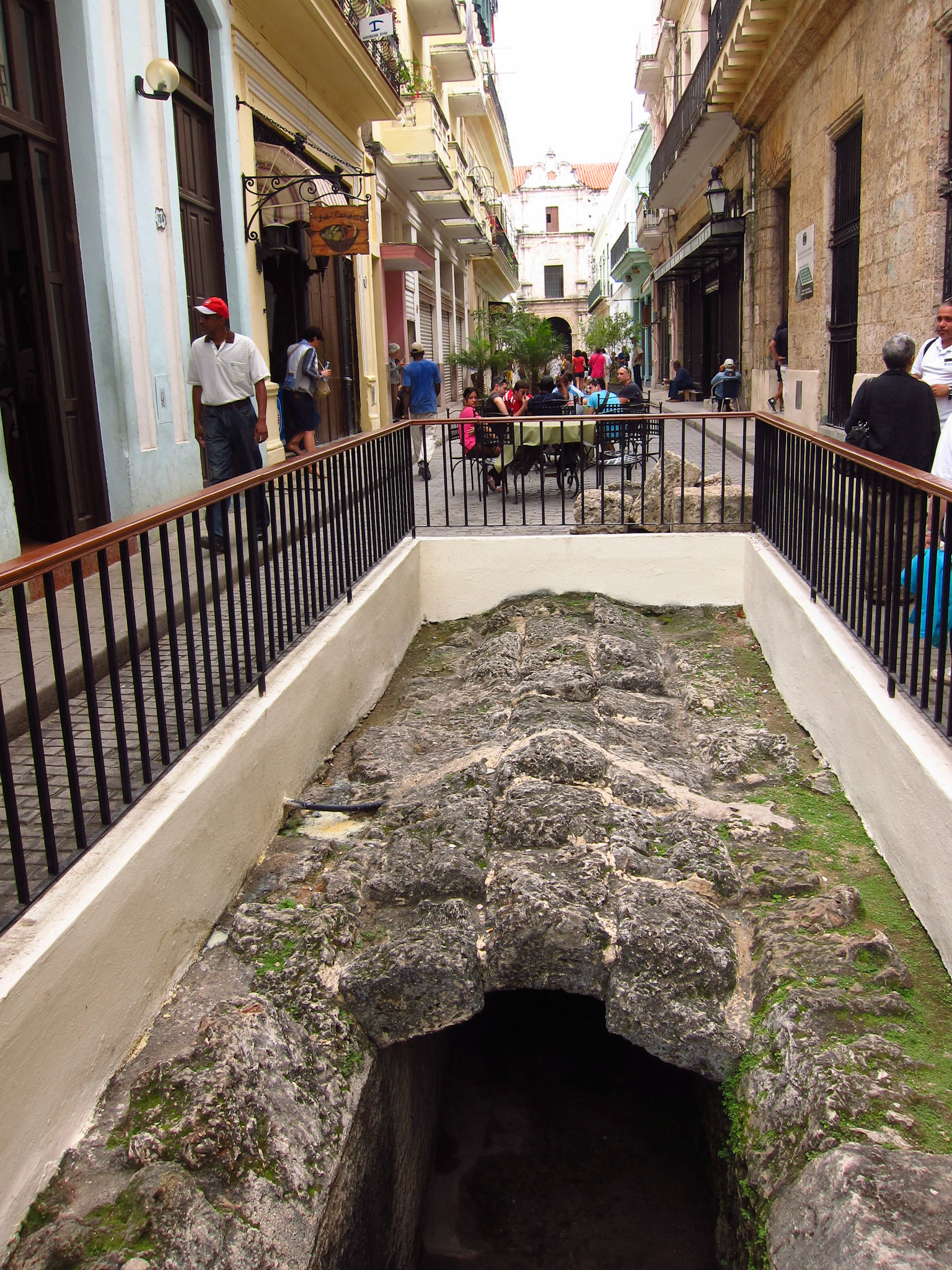 A cut-out of the urban water system in Havana