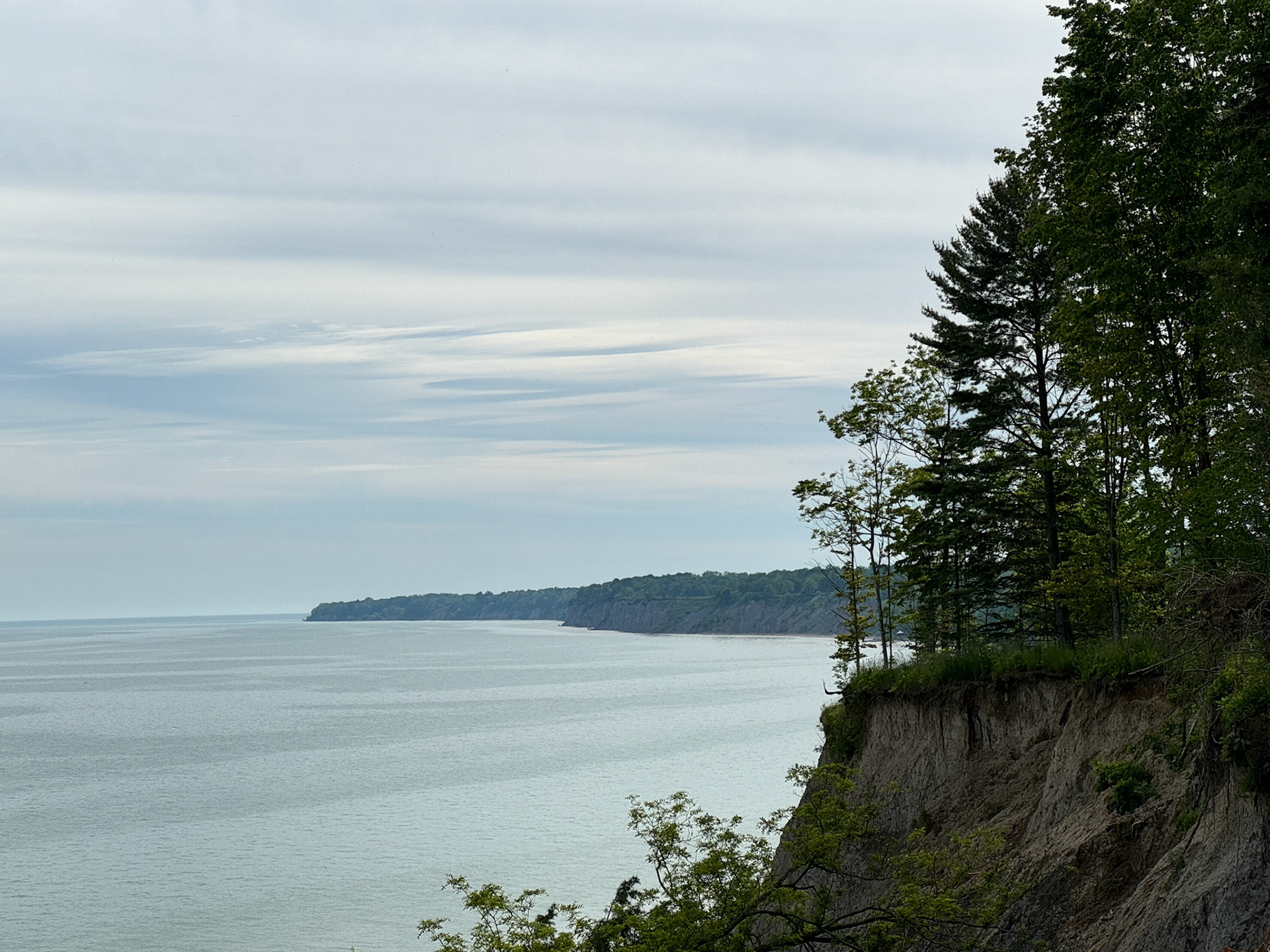 Checked out the erosion and cliff views of Lake Erie at the end of Iona Road