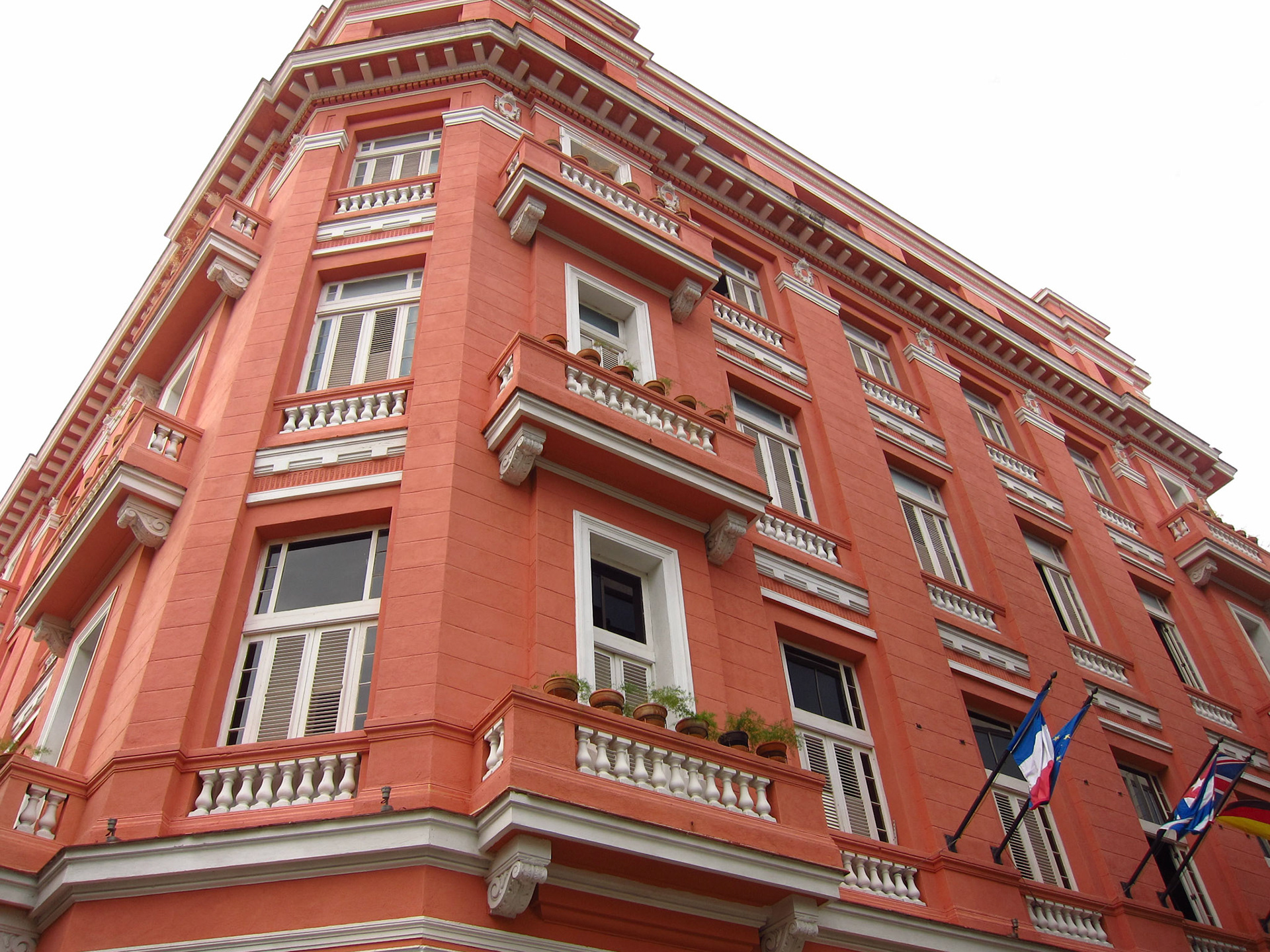 The building where Ernest Hemingway stayed and wrote in Havana
