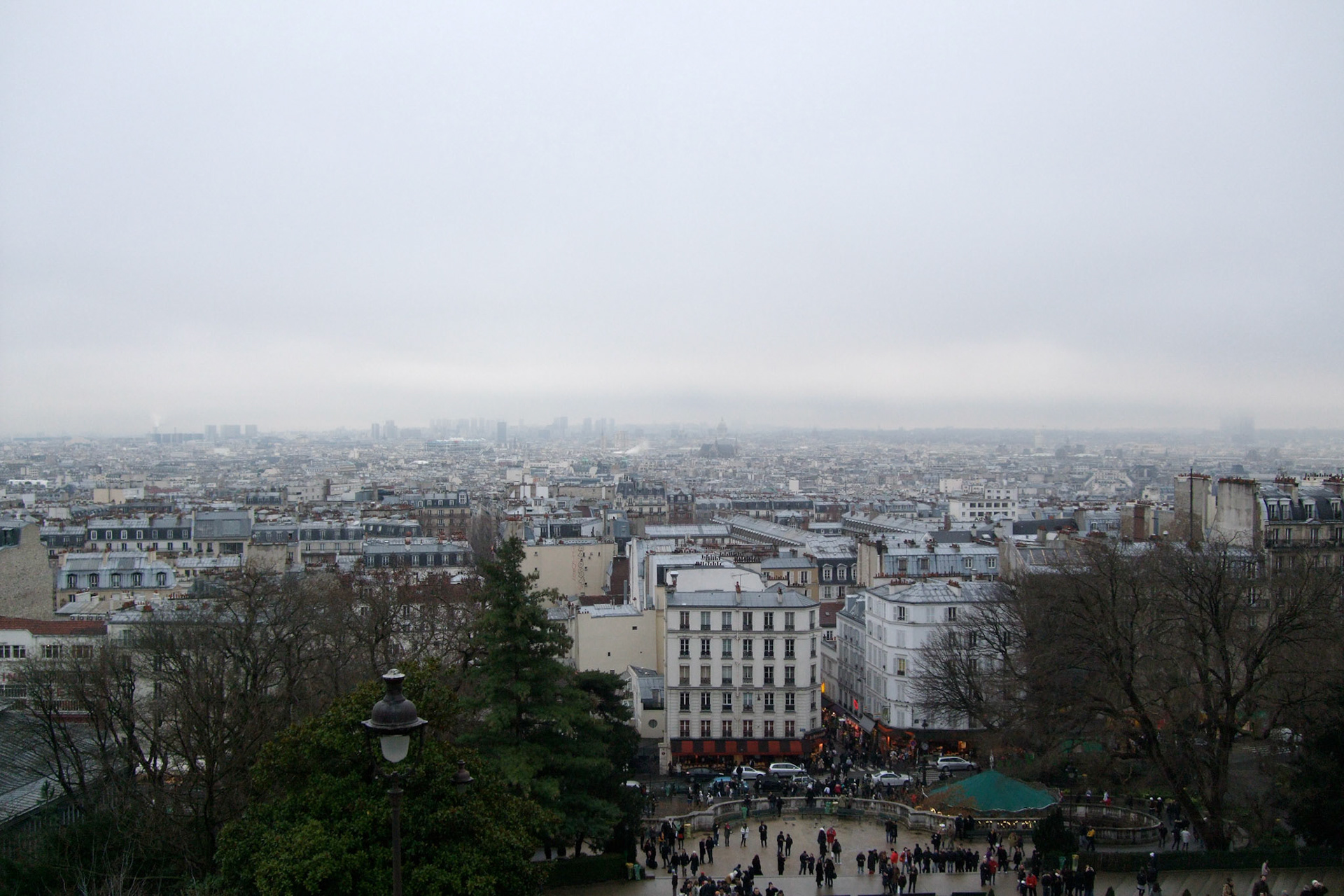 The weather was cloudy, damp and cold our whole trip, but didn't really get any rain