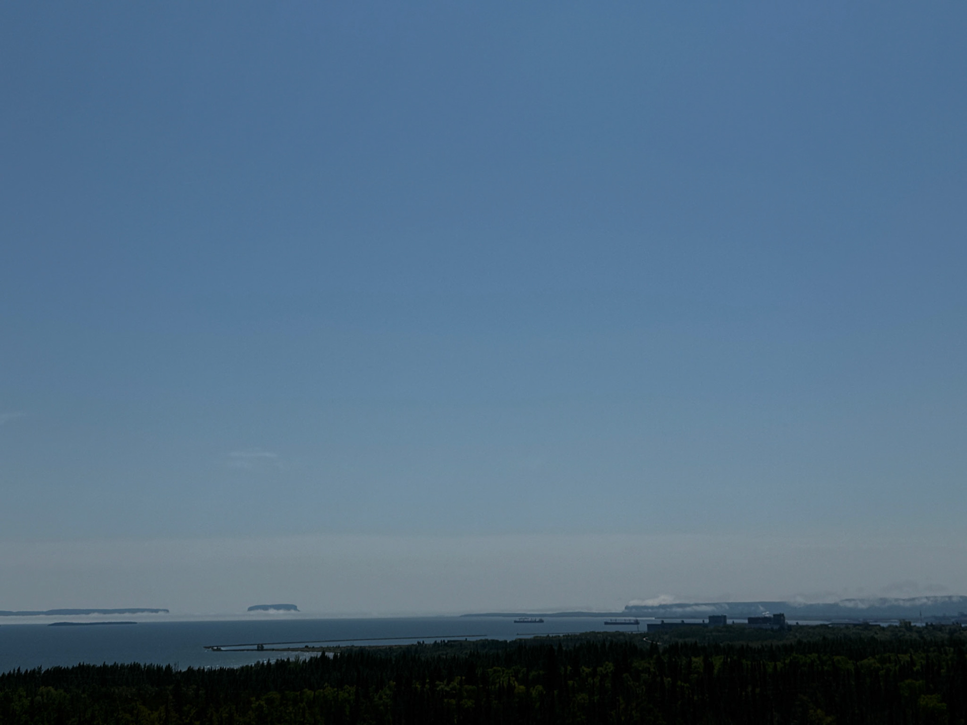 Overlooking and approaching Thunder Bay