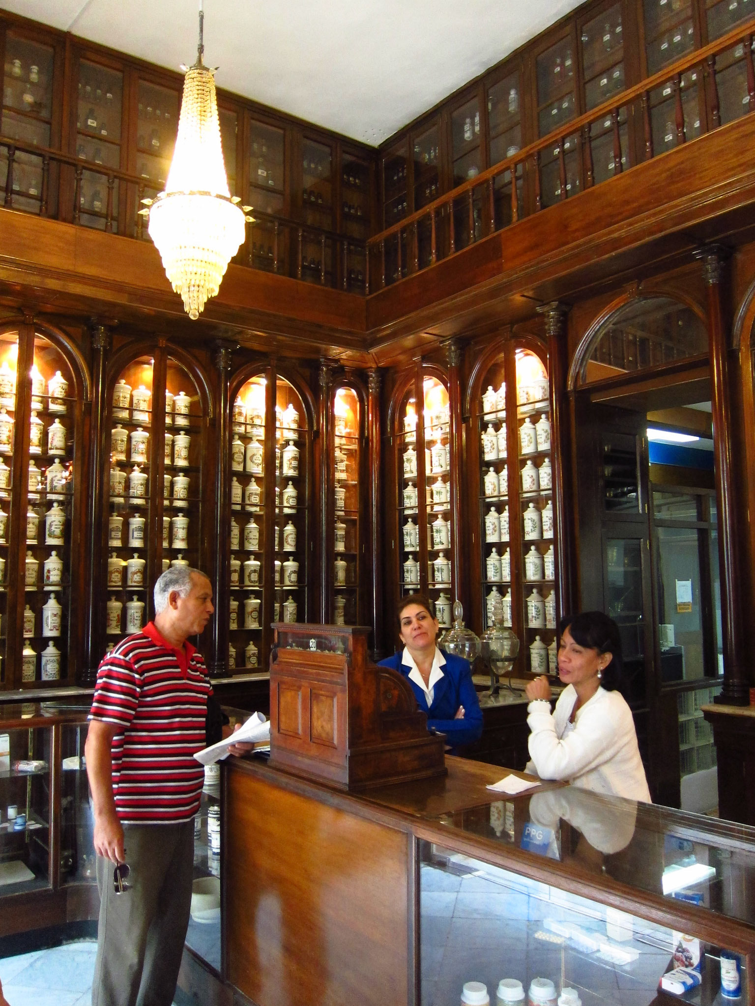 A really neat old pharmacy in Havana
