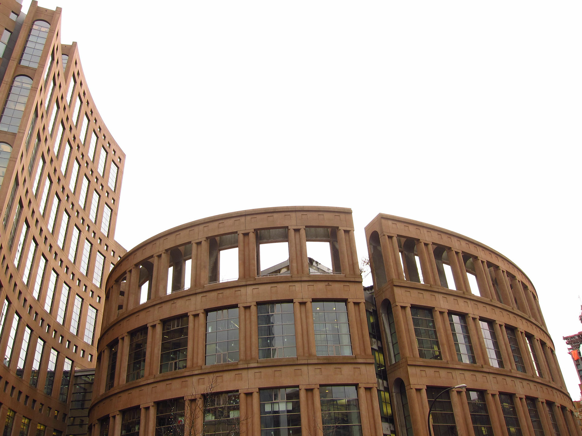 One of my most favourite pieces of architecture - the colosseum-inspired Vancouver Public Library