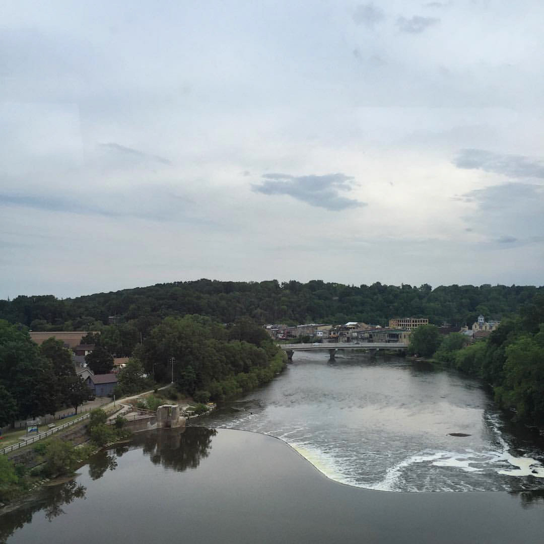 I love the view from the trestle over the Grand River in Paris, ON