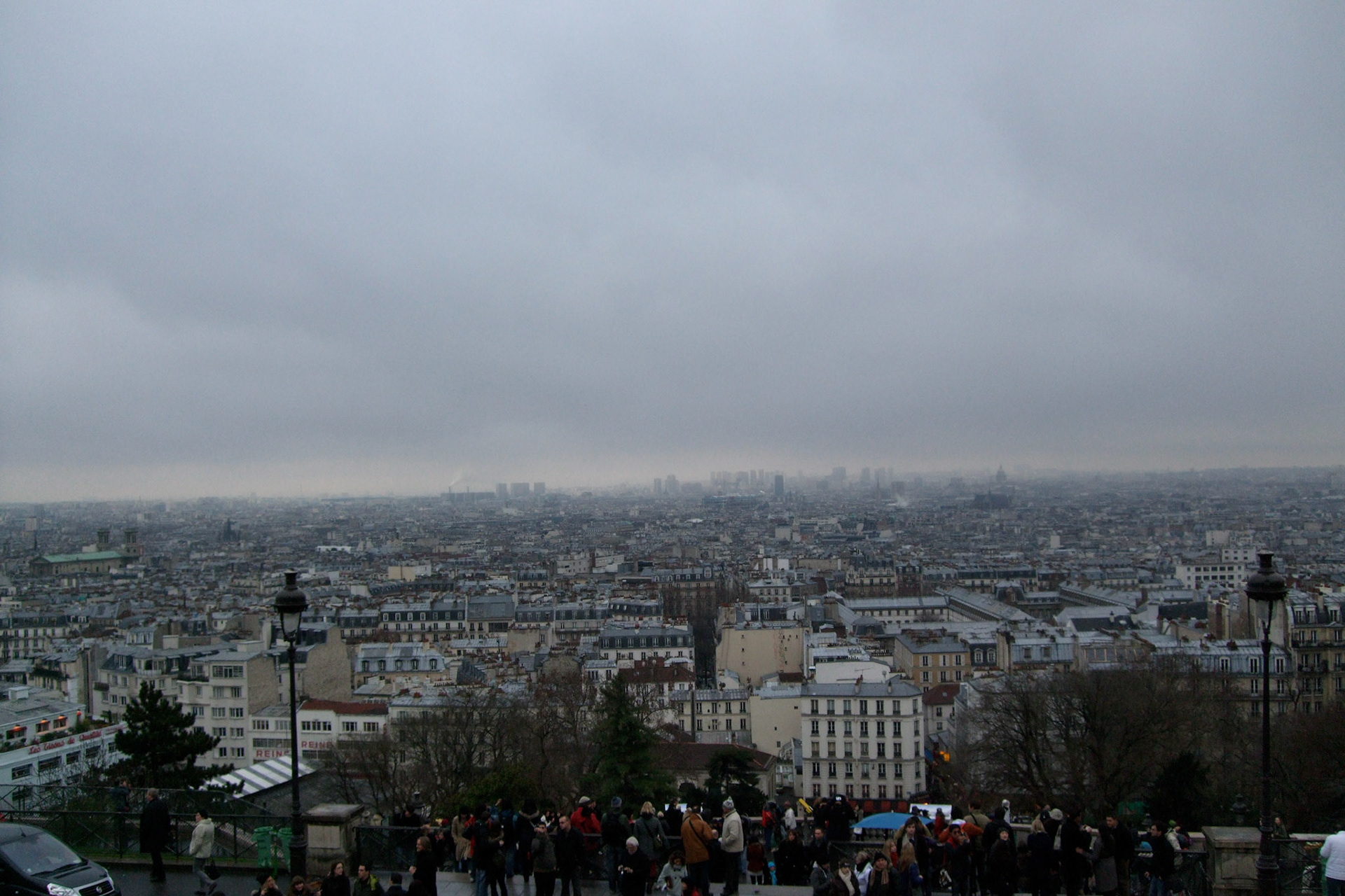 At the top of the highest point of Paris, you get an amazing view from Sacre Coeur