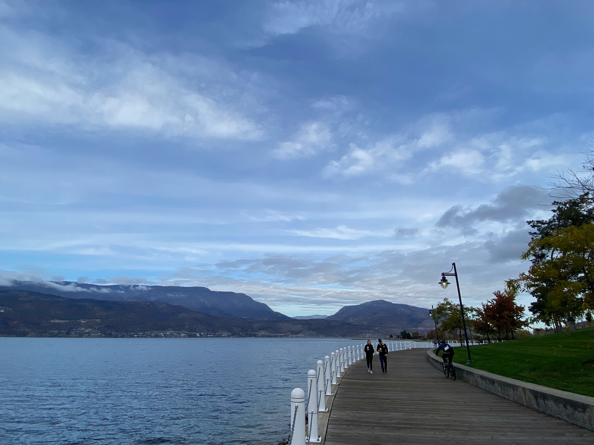 Kelowna's waterfront is very beautiful