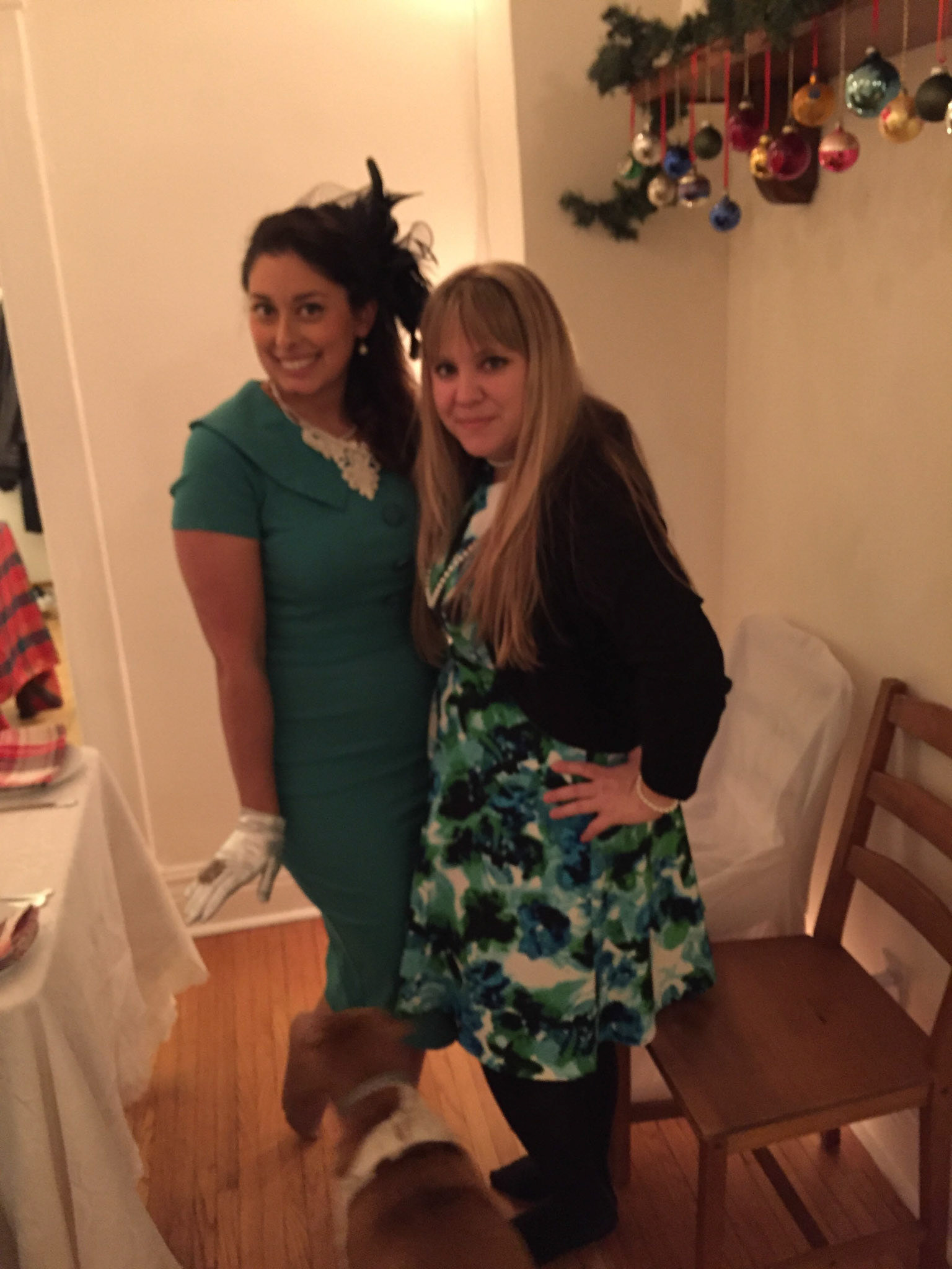 Wonderful friends: Katy and Lisa