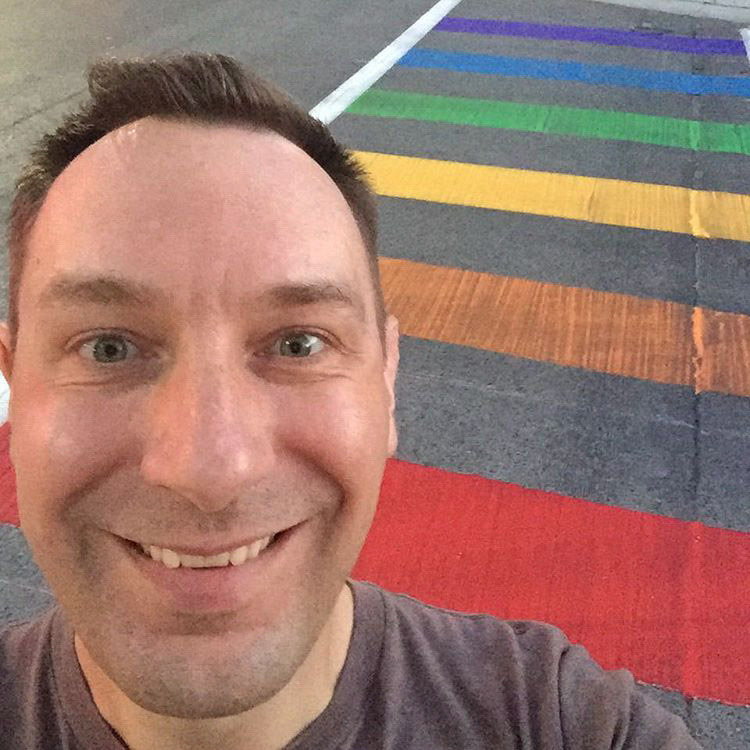 Got chills setting my eyes on #ldnont's first #rainbowcrosswalk! Yay! @prideldnfest