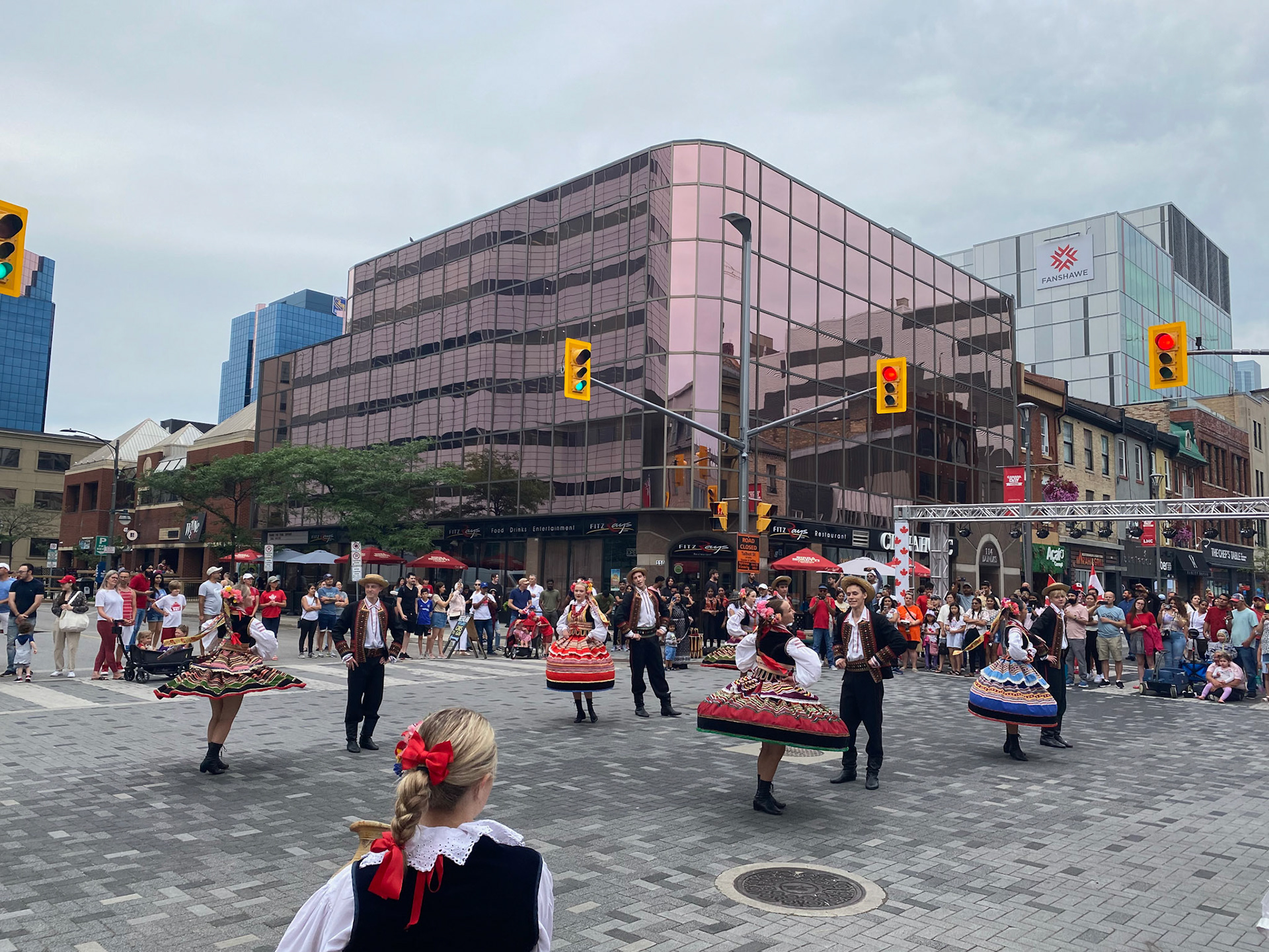 Canada Day 2022 in downtown London