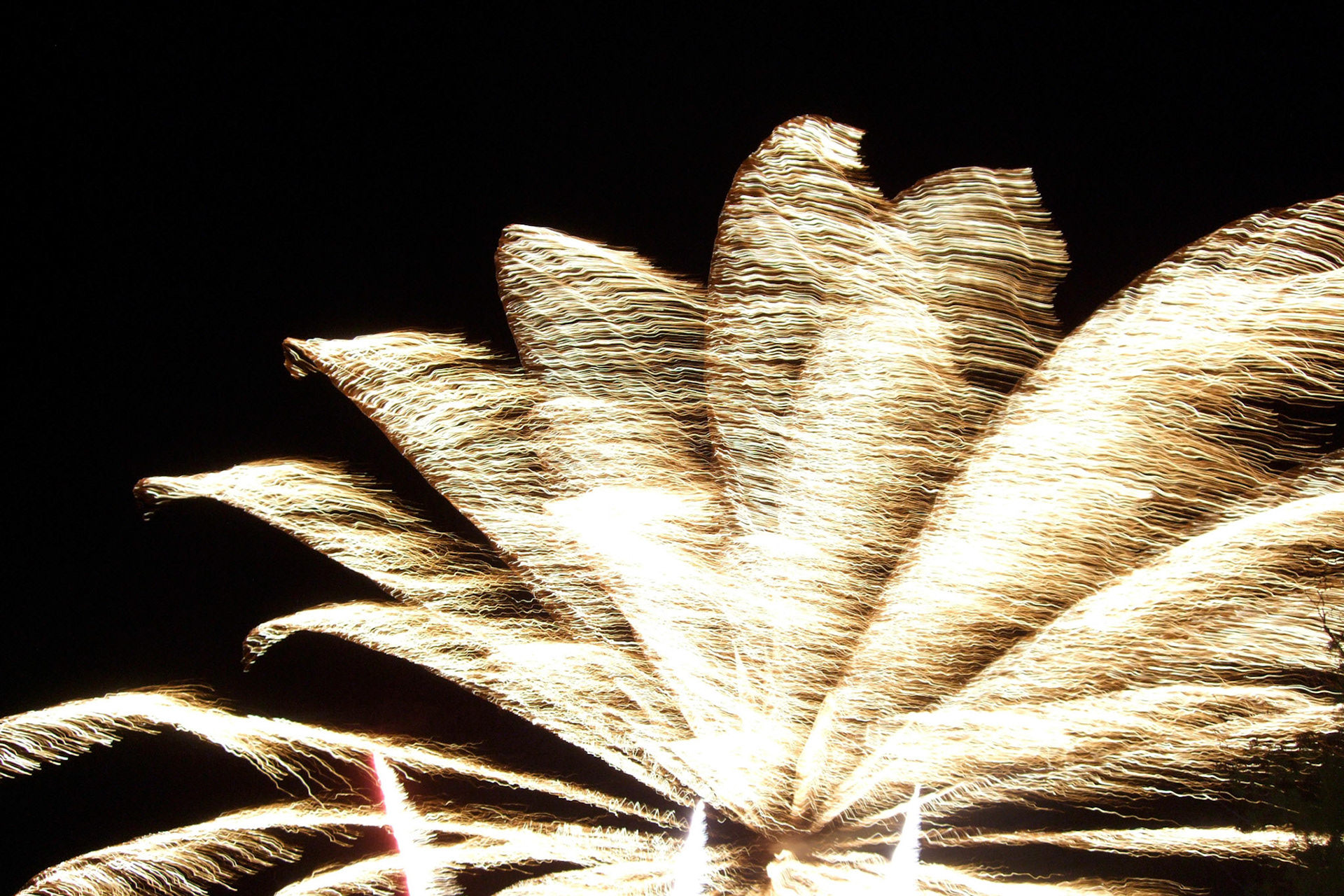 We watched $10,000 worth of fireworks go off in 6 minutes. Yeah, that's money!