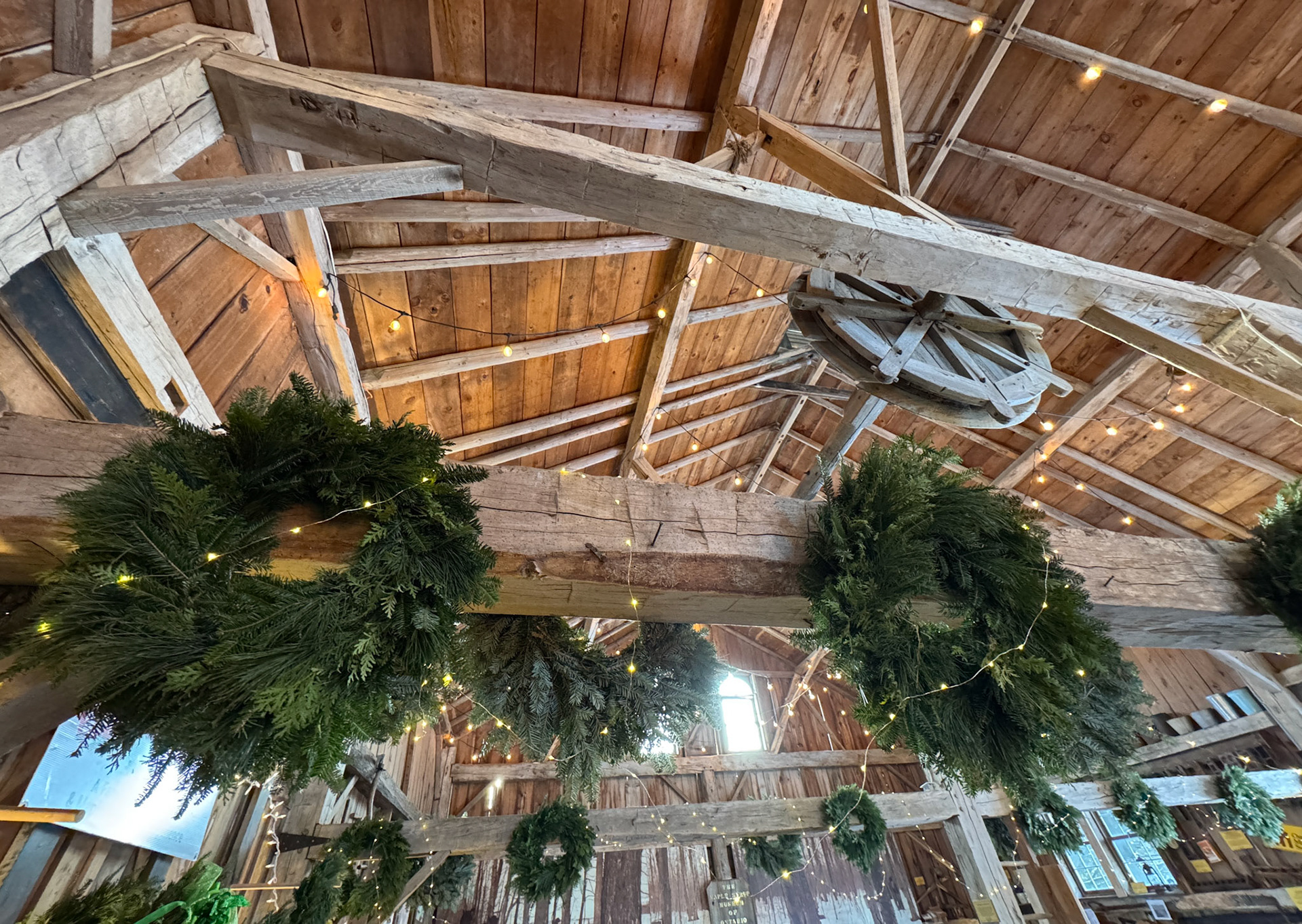 Beautiful barn at Elliot Tree Farm