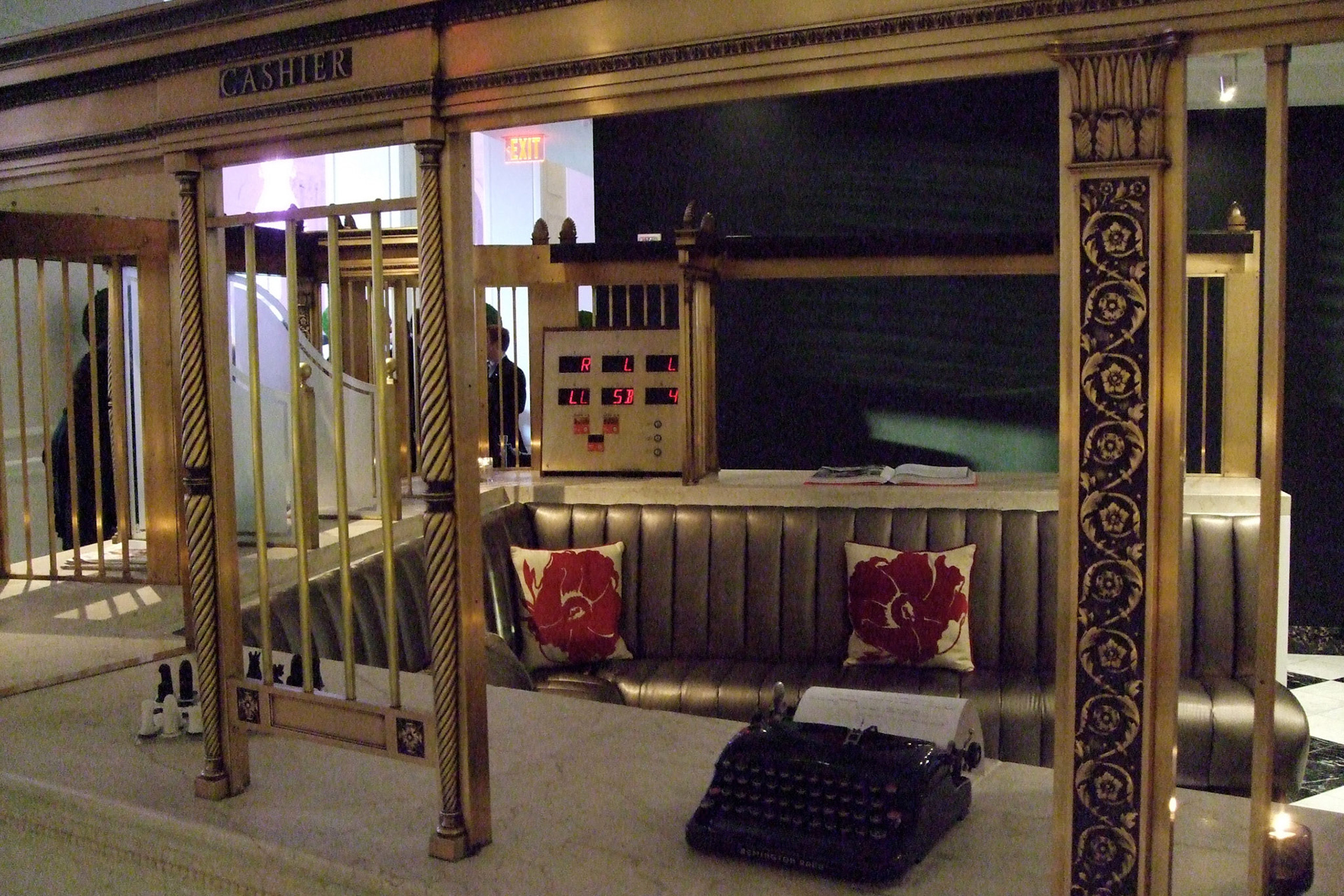 Old details of the historic Hotel Washington, recently restored as the W Hotel