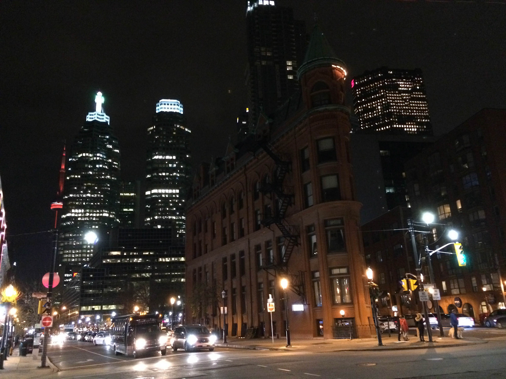 The Flatiron building in the St. Lawrence neighbourhood