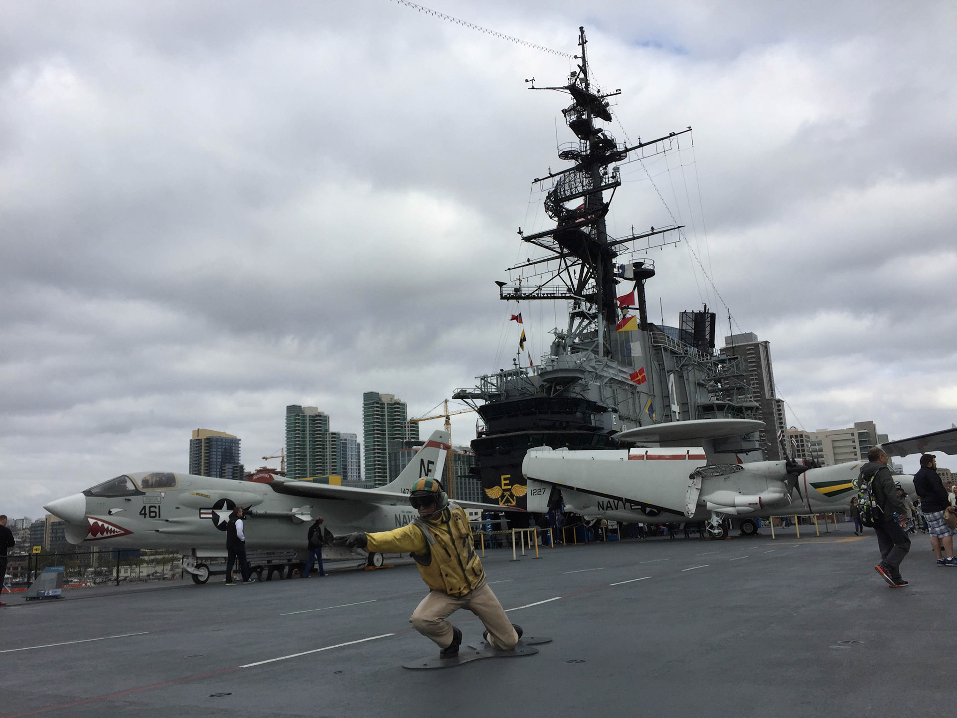 A neat part of my trip was getting to explore the USS Midway aircraft carrier. Massive!