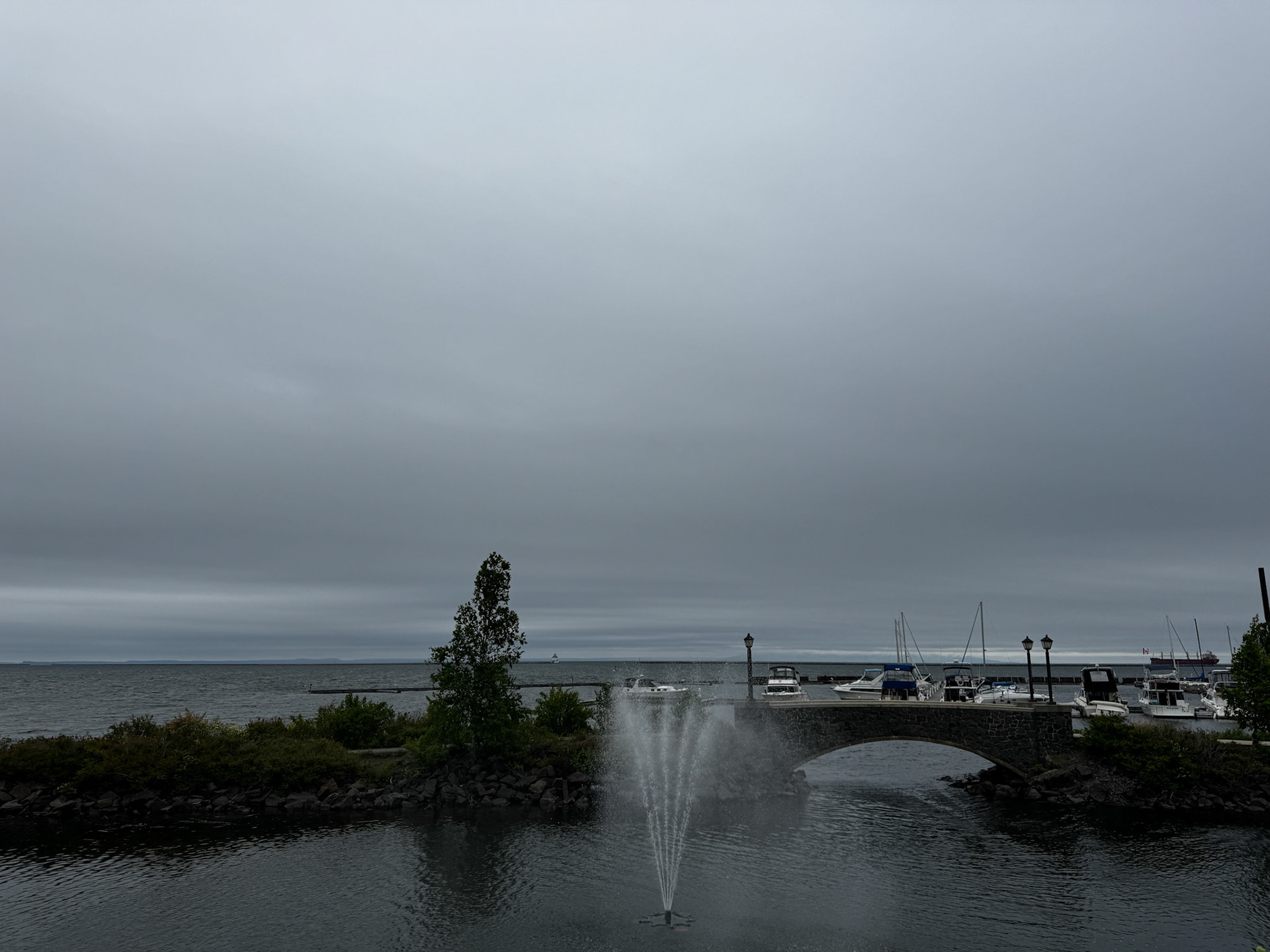 Thunder Bay waterfront along Lake Superior
