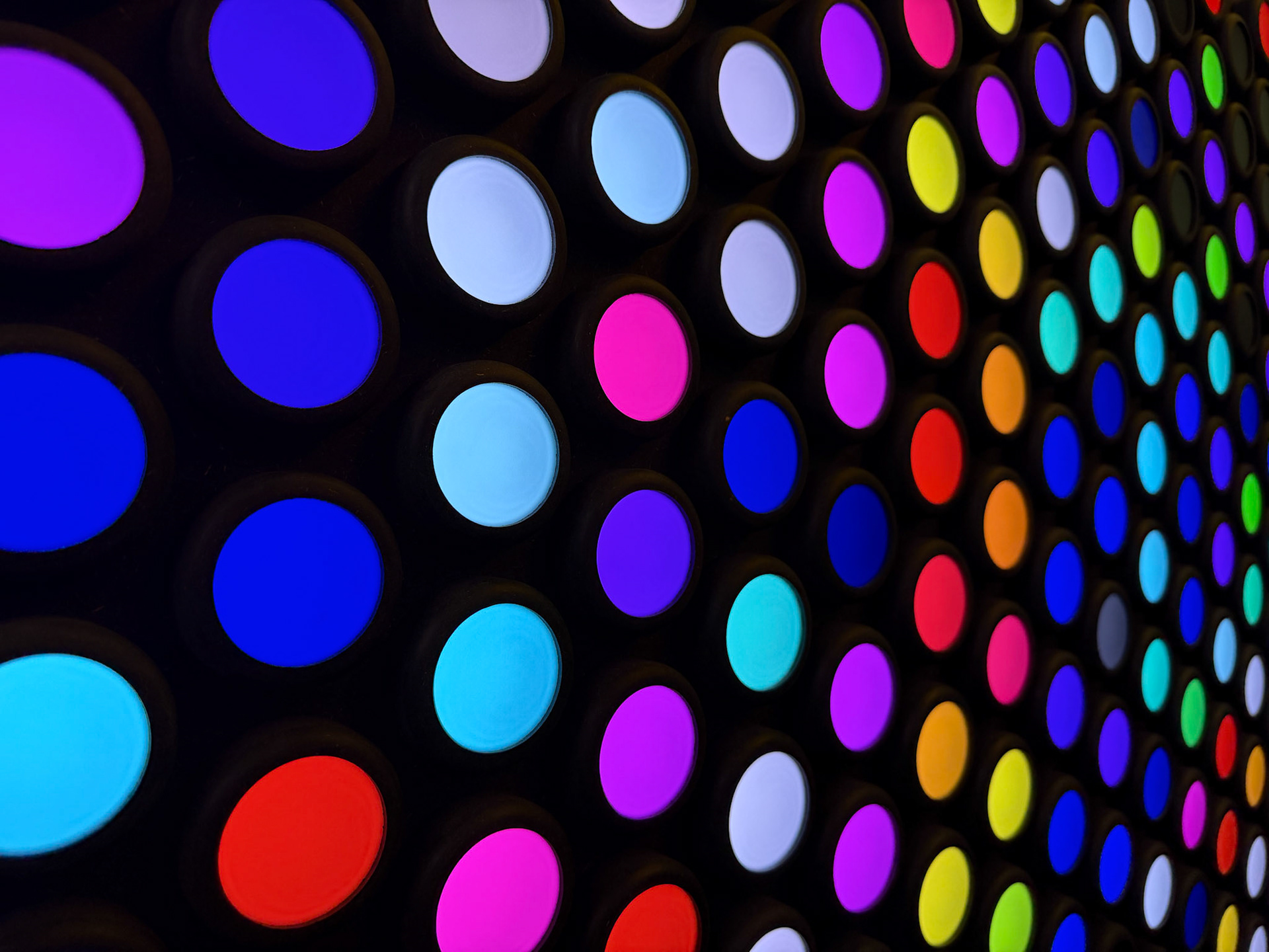 Colourful, interactive light installations at Lights On Stratford