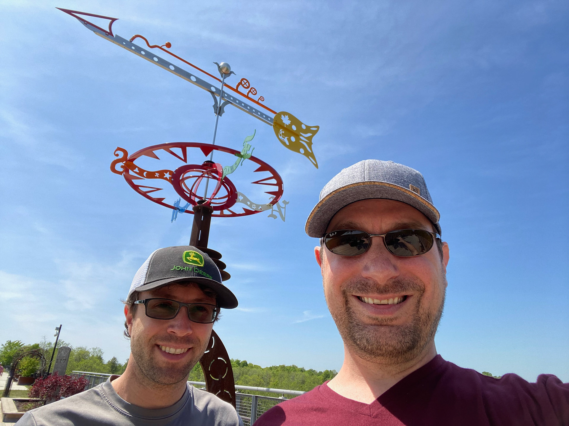 Emerson and I visited St. Thomas Elevated Park